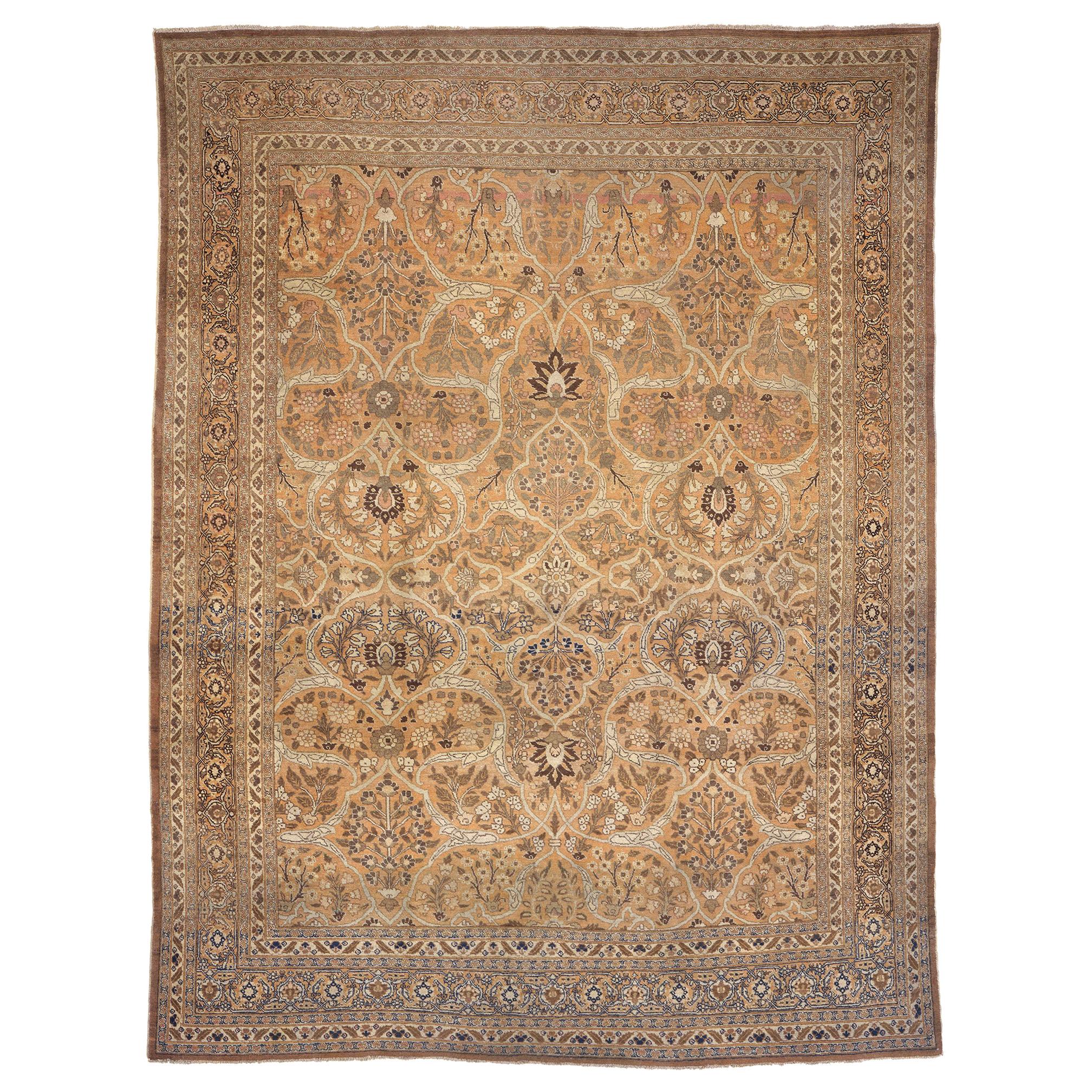 Late 19th Century Persian Tabriz Rug
