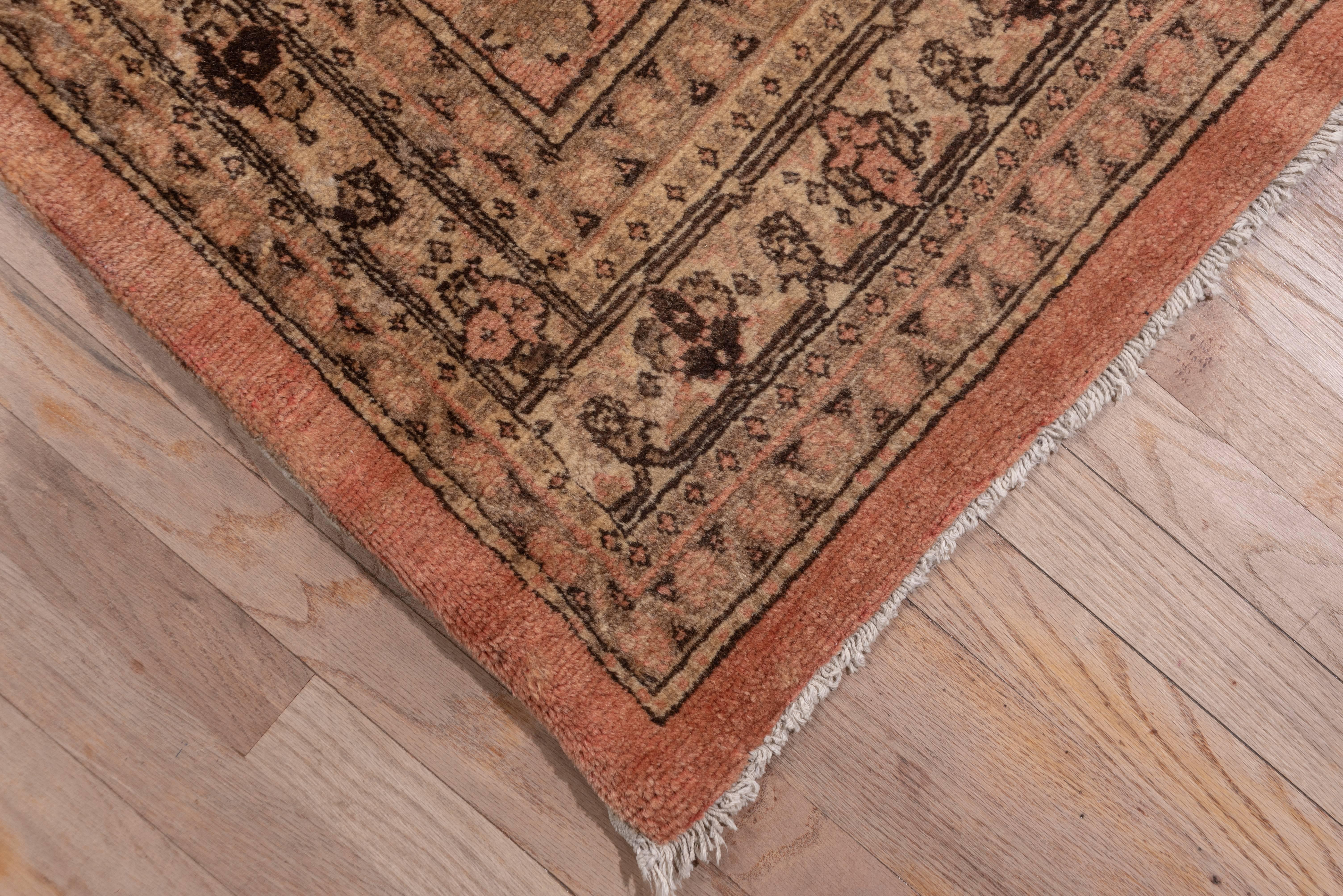 Hand-Knotted Antique Persian Tabriz Rug with Medallion Circa 1900s