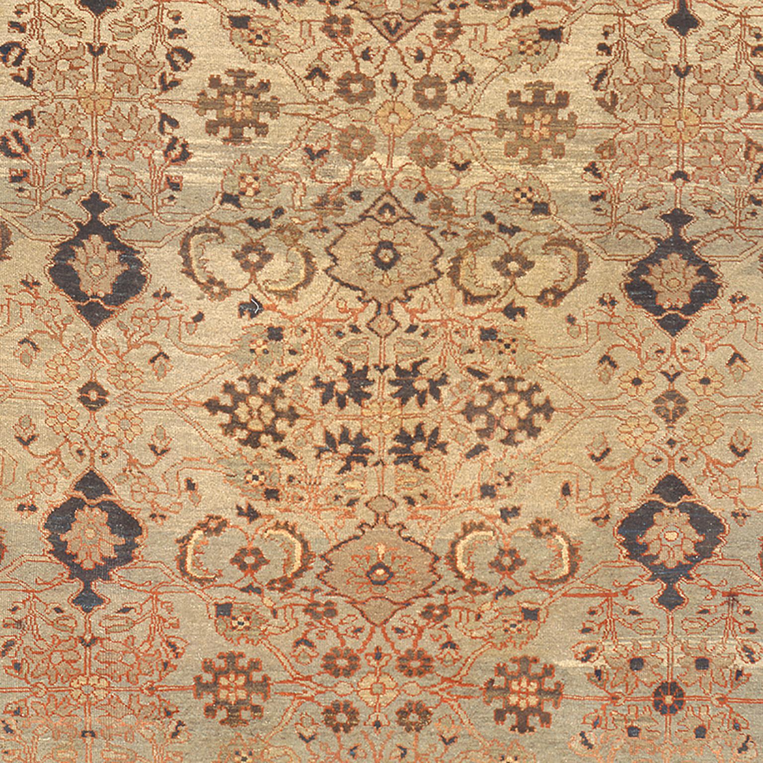 Perse Tapis persan Ziegler de la fin du XIXe siècle en vente