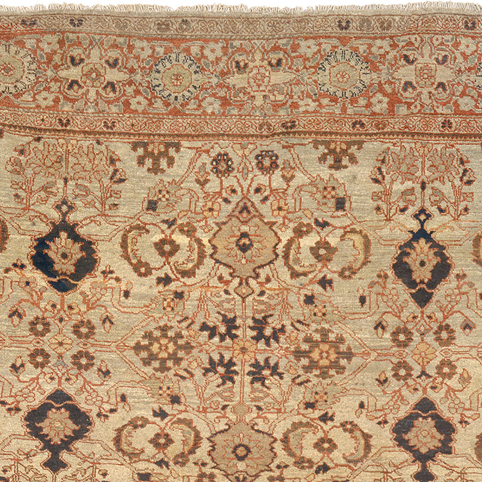 Tissé à la main Tapis persan Ziegler de la fin du XIXe siècle en vente