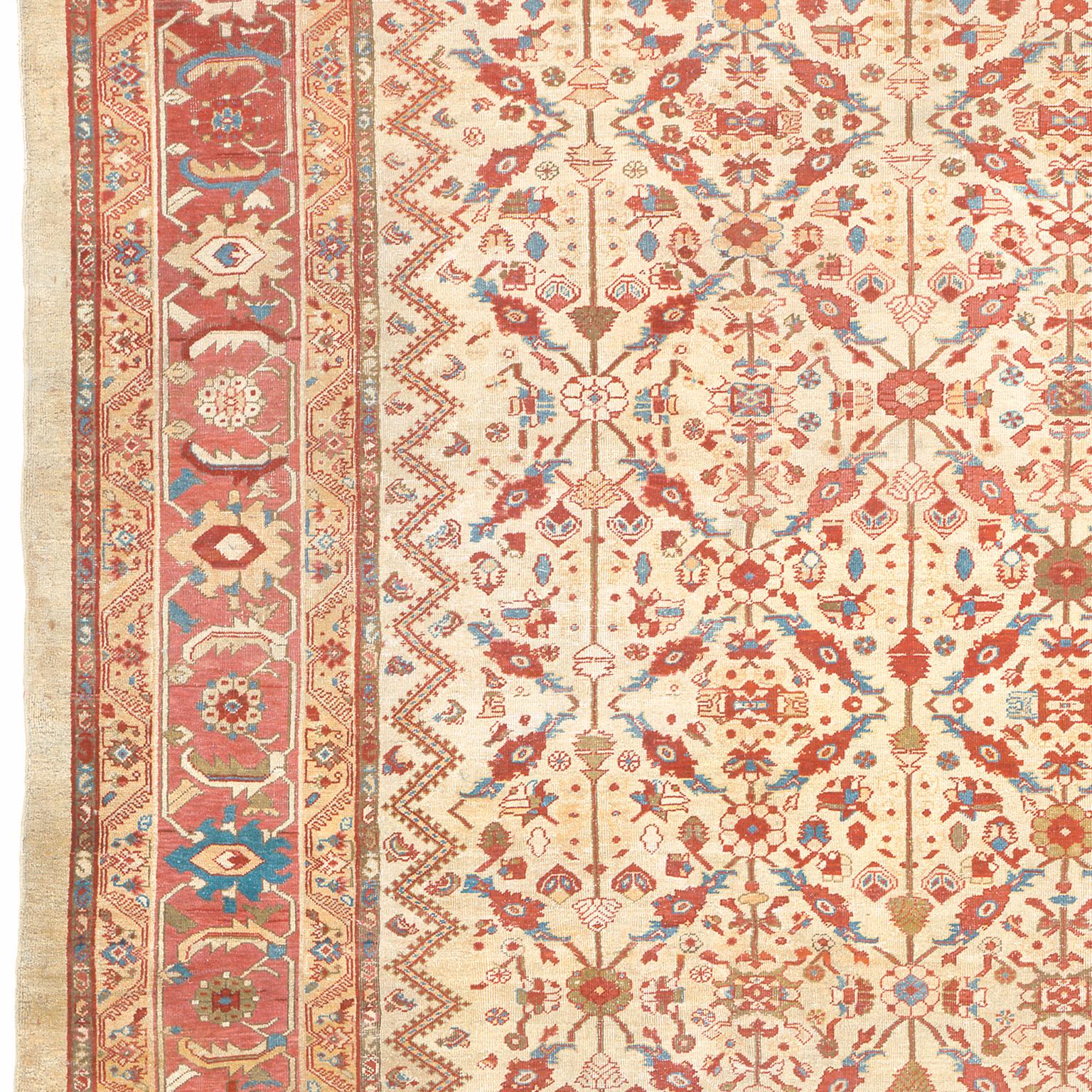 Persischer Ziegler Sultanabad Rugs, 19. Jahrhundert (Wolle) im Angebot