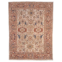 Antique Late 19th Century Persian Ziegler Sultanabad Rug