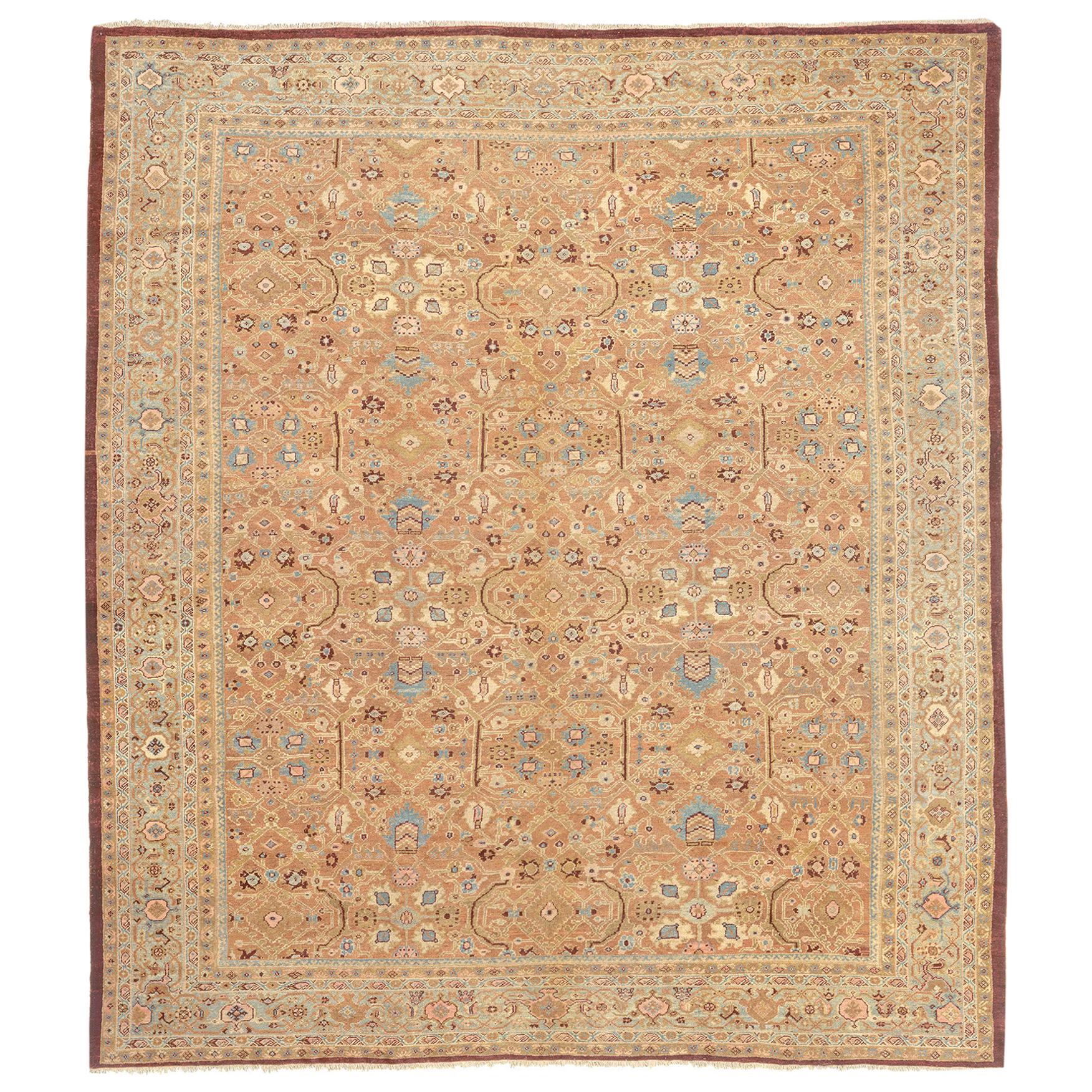 Tappeto persiano Ziegler Sultanabad Rugs della fine del XIX secolo