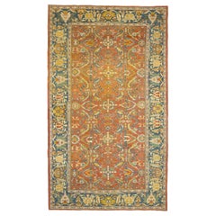 Persischer Ziegler Sultanabad-Teppich aus dem späten 19. Jahrhundert