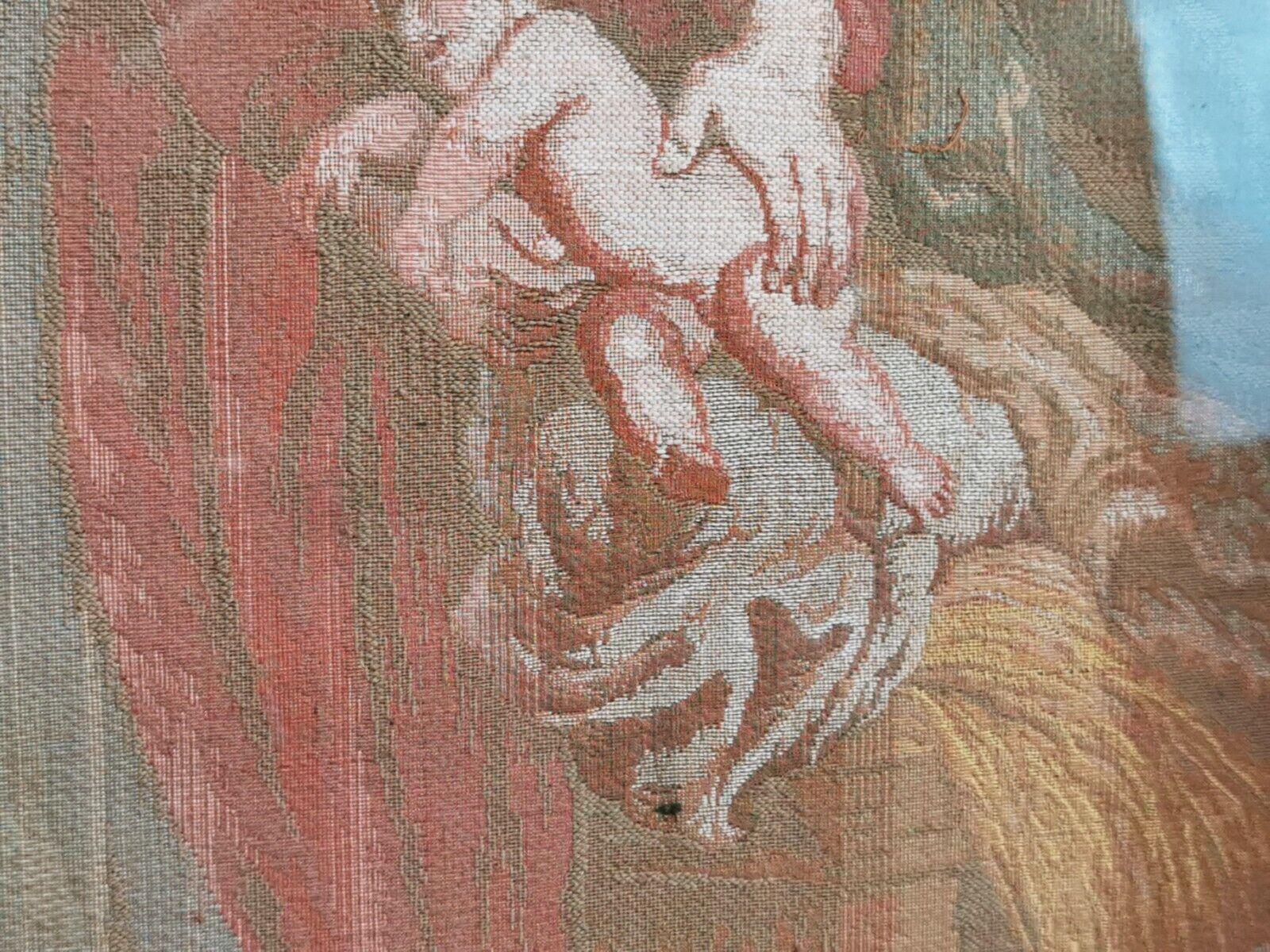 Tissu Photo religieuse de la fin du XIXe siècle encadrée de tapisserie française Peter Paul Rubens en vente