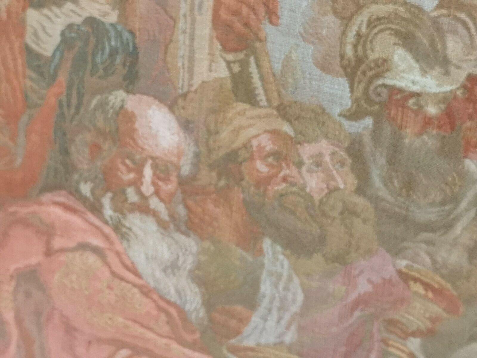 Photo religieuse de la fin du XIXe siècle encadrée de tapisserie française Peter Paul Rubens en vente 1