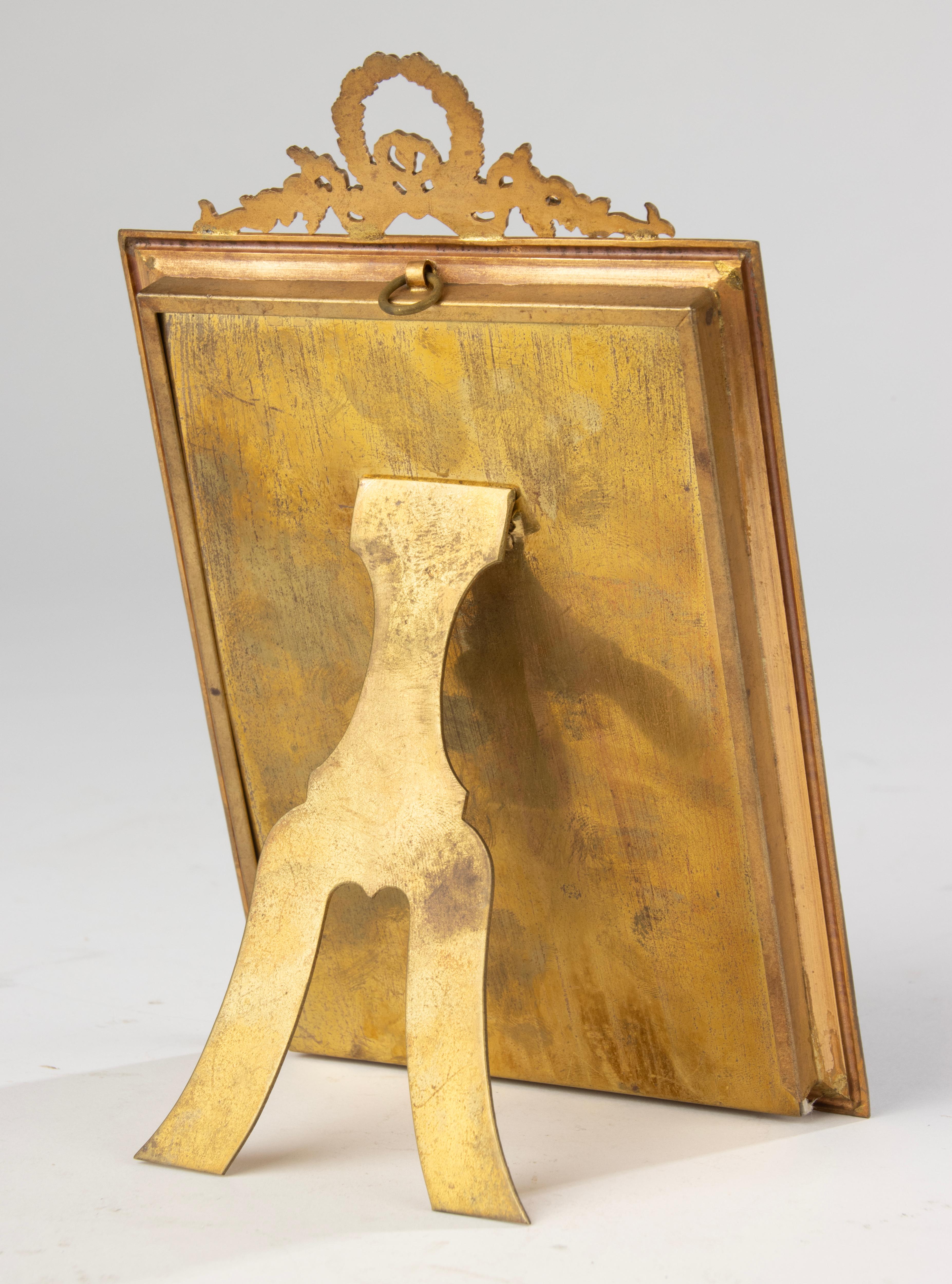 Late 19th Century Photo Frame - Louis XVI Style - Ormolu Bronze For Sale 3