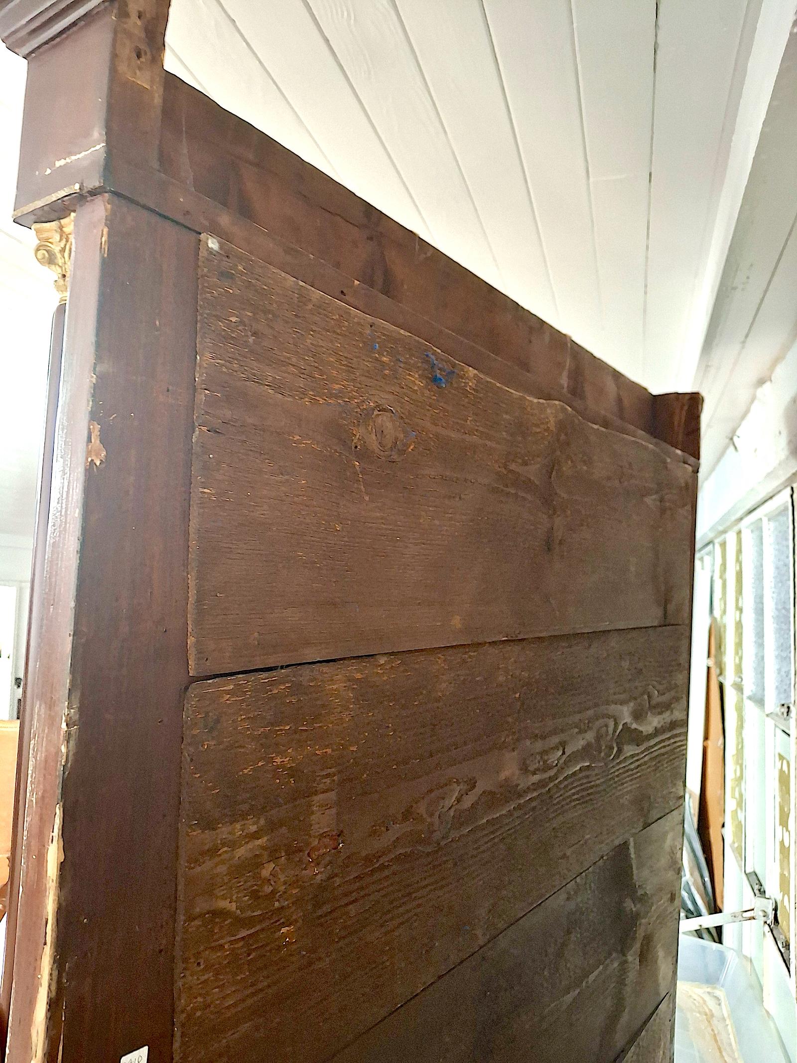 Métal Miroir sur pilotis de la fin du 19e siècle avec base de jardinière en vente