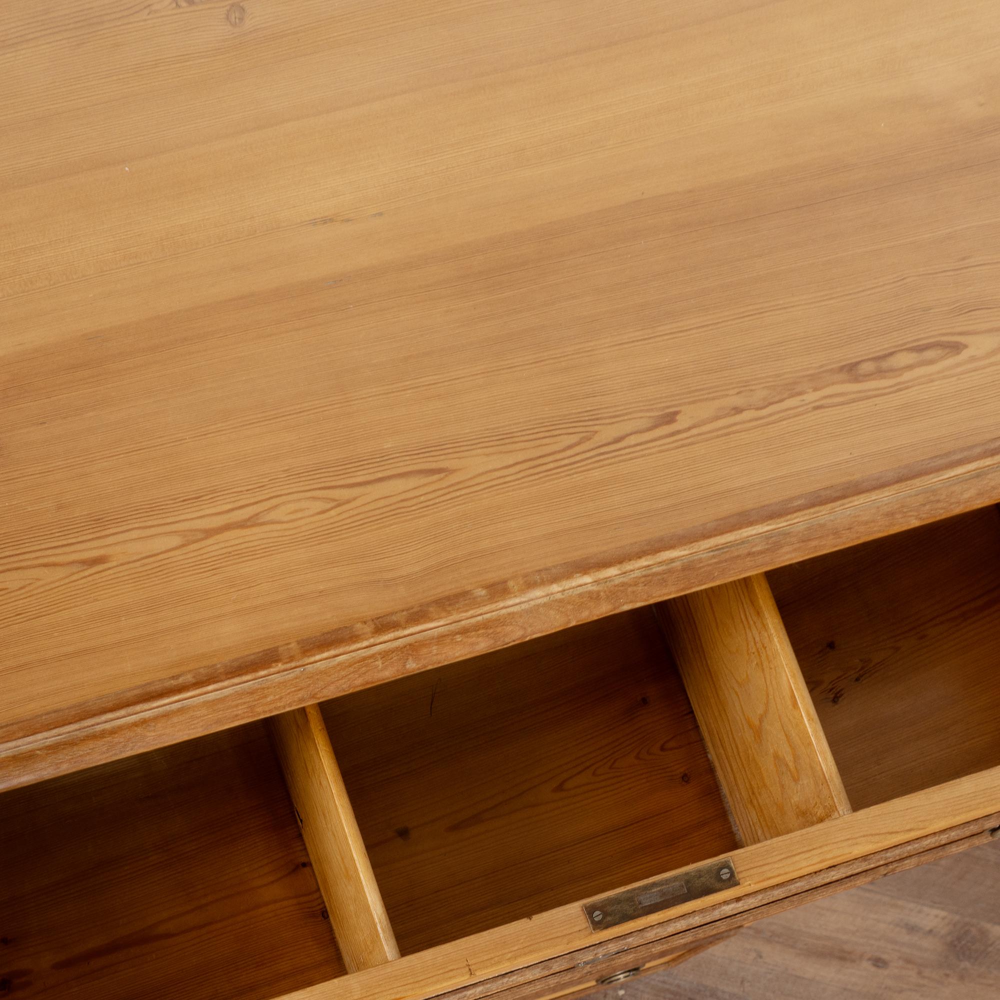 Late 19th Century Pine Chest of Four Drawers, Denmark For Sale 2
