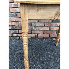 Late 19th Century Pine Side Table