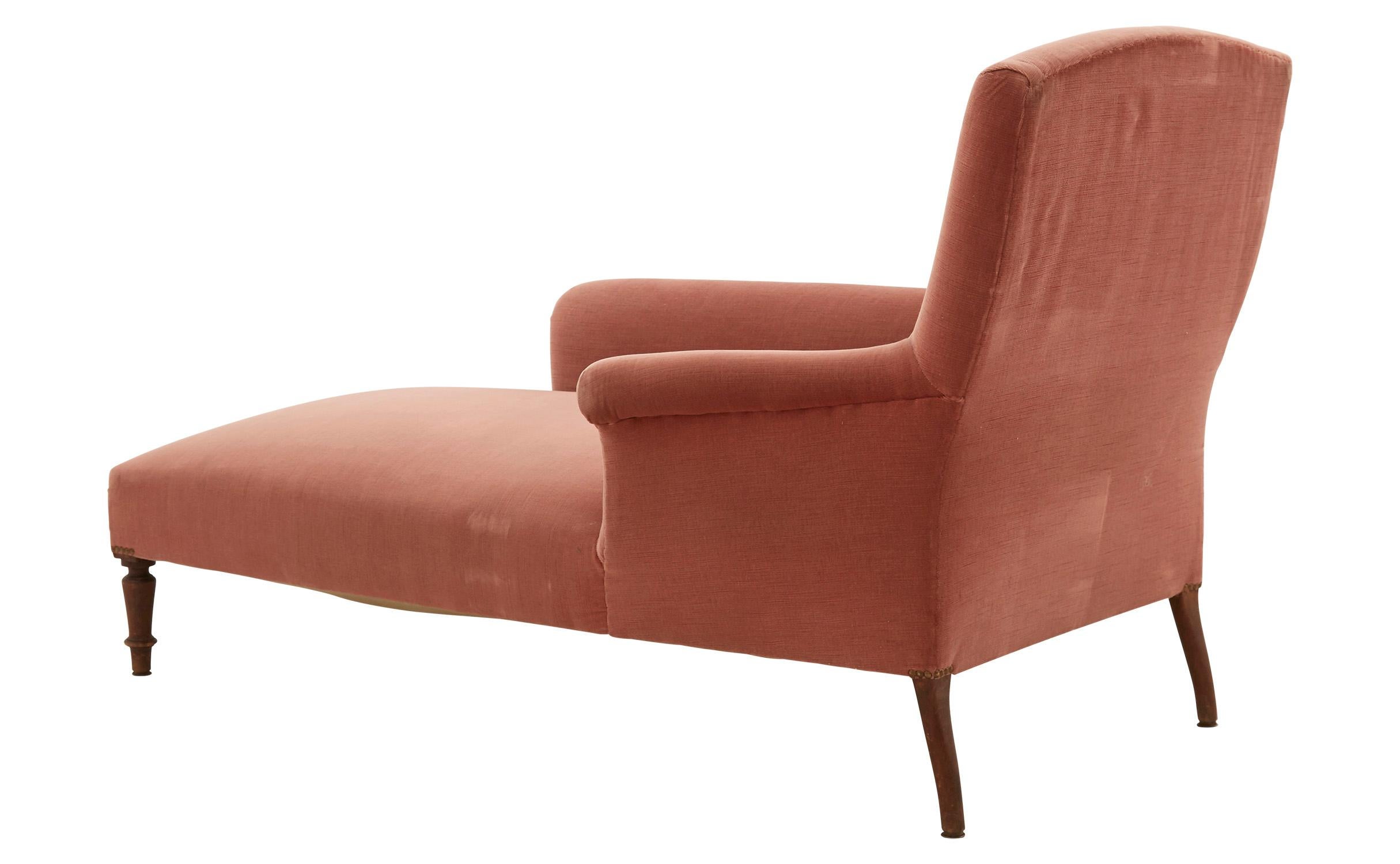 • Pink velvet upholstery as found
• Late 19th century
• France

Dimensions:
• 31.5