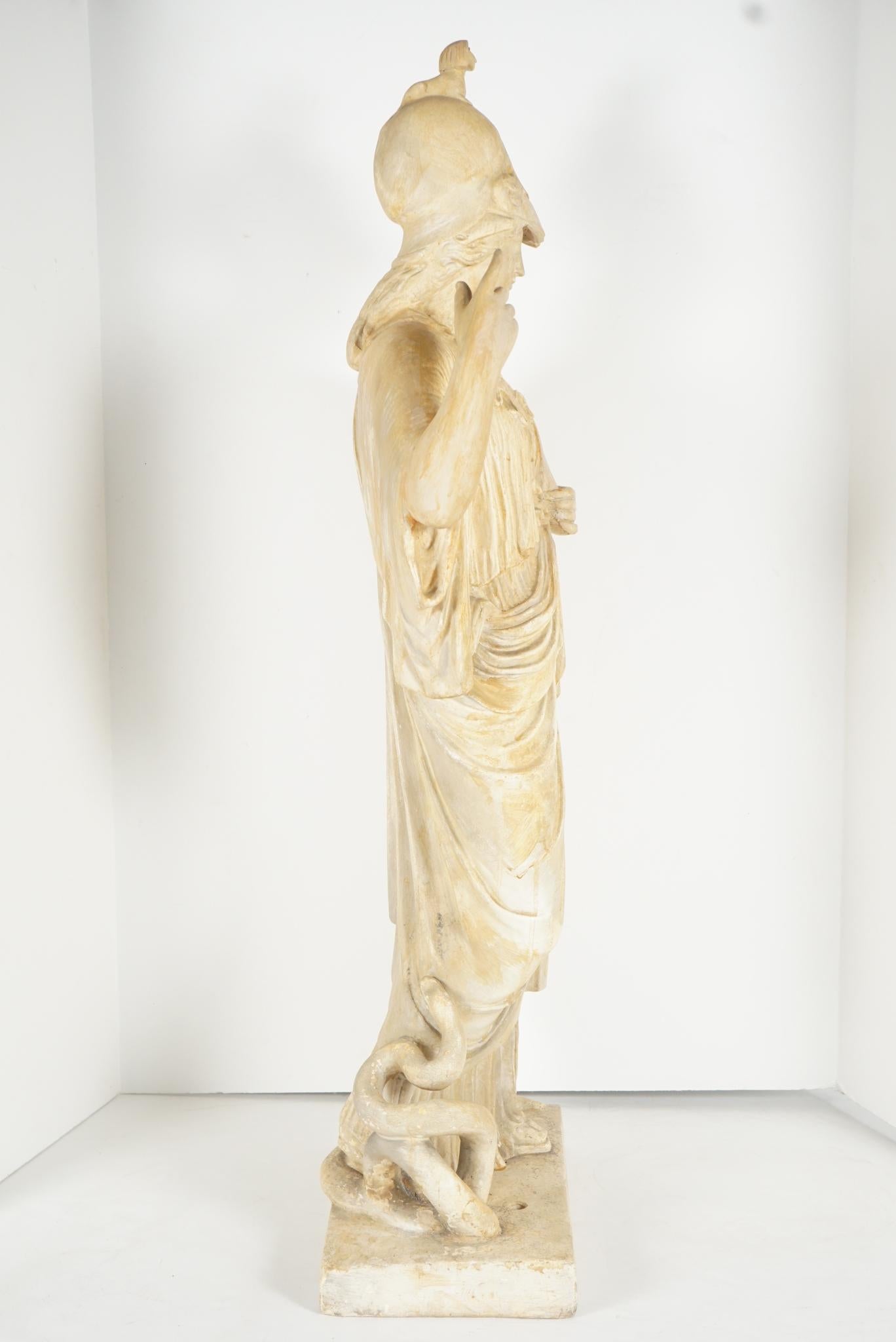 Late 19th Century Plaster Statue of Athena After the Antique 3