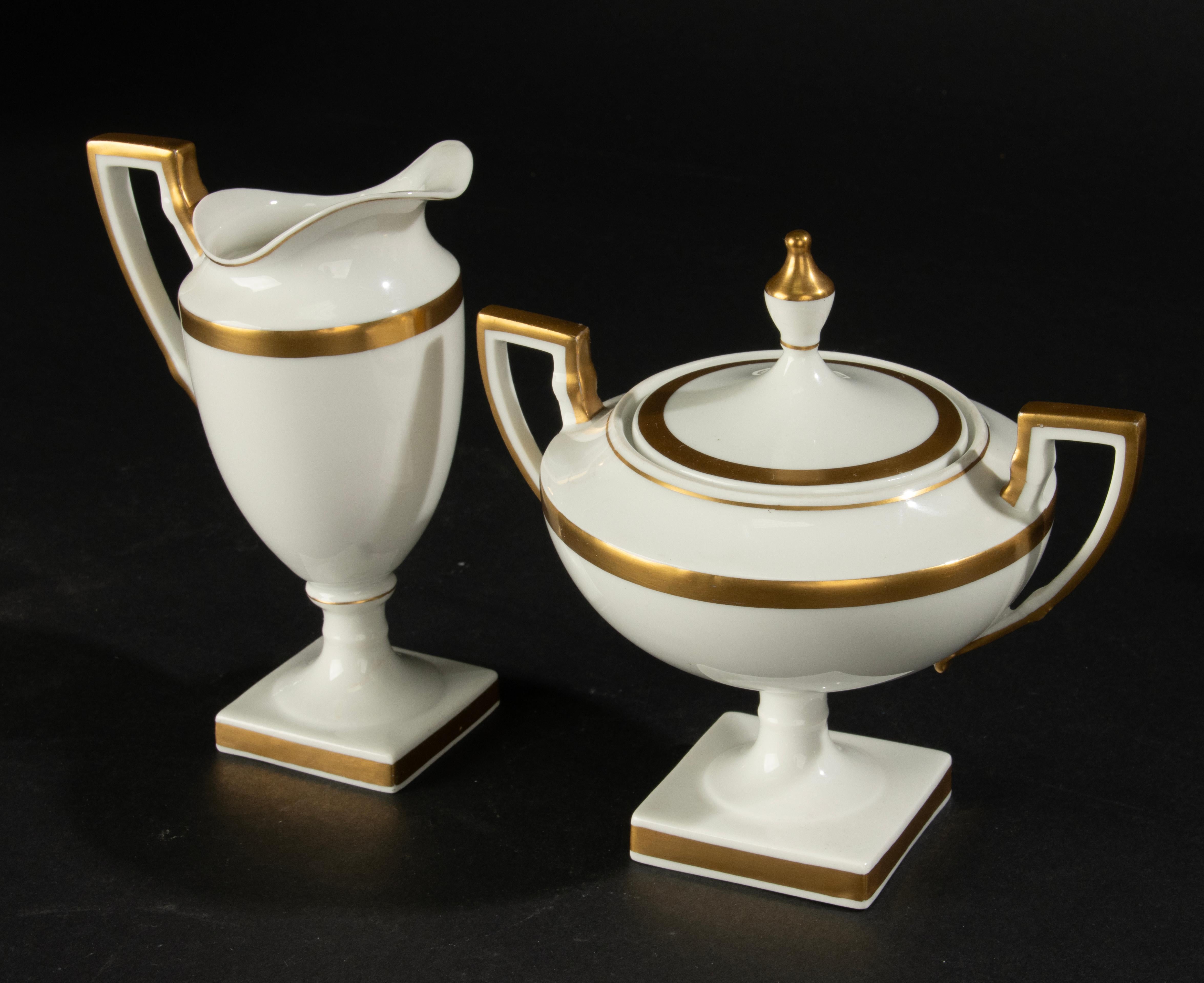 Late 19th Century Porcelain Coffee Set - Paroutaud Frères La Seynie - Limoges 13