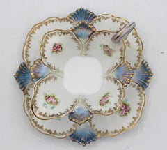 Late 19th Century Porcelain Sauce Boat & Undertray by R.S. Prussia