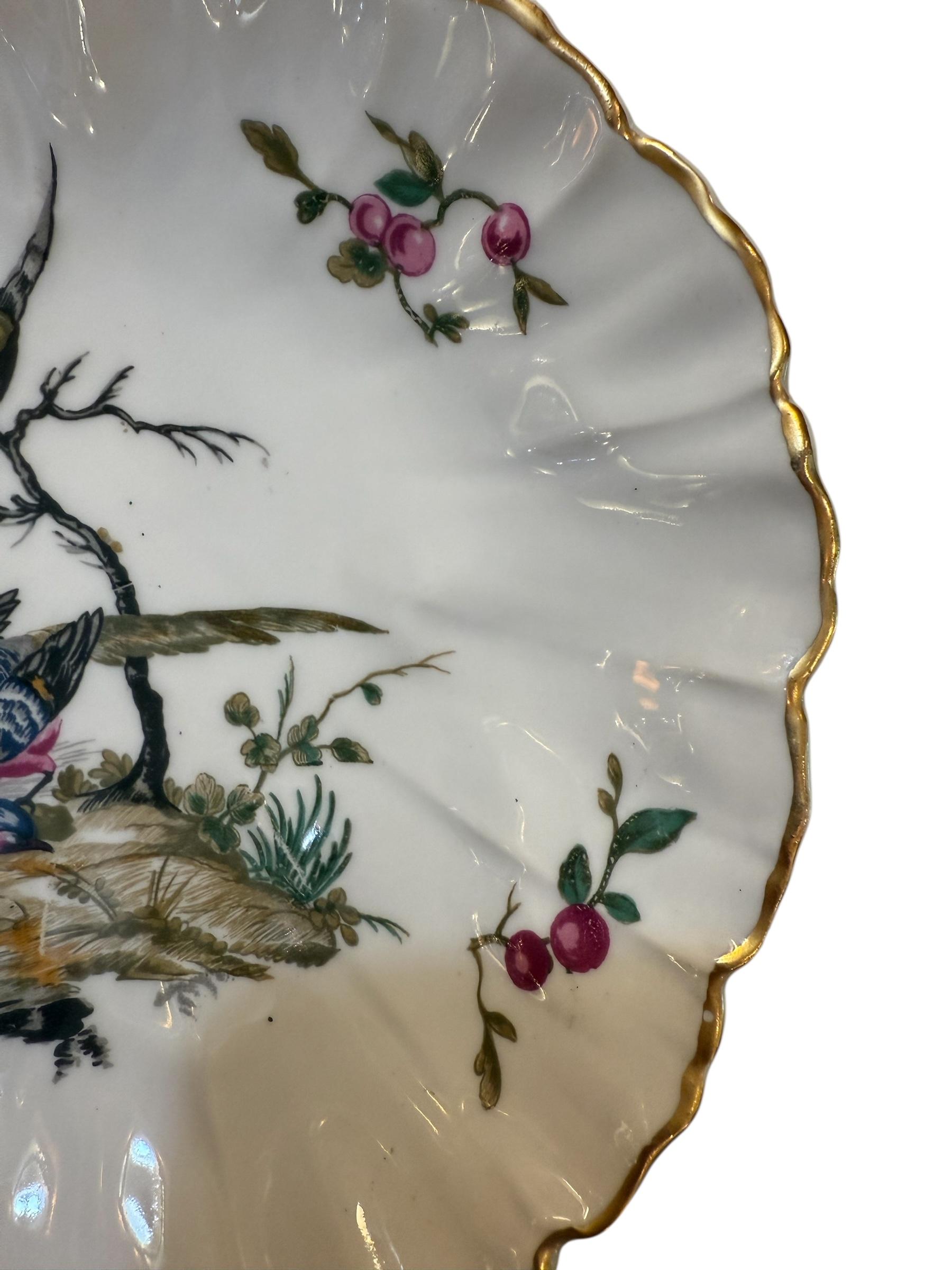 Plat en Porcelaine de Paris de la fin du 19e siècle Bon état - En vente à Pasadena, CA
