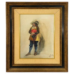 Late 19th Century Portrait of a Gentleman Signed and Framed