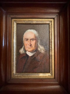 Late 19th Century Portrait of Franz Liszt. Framed Oil on Board