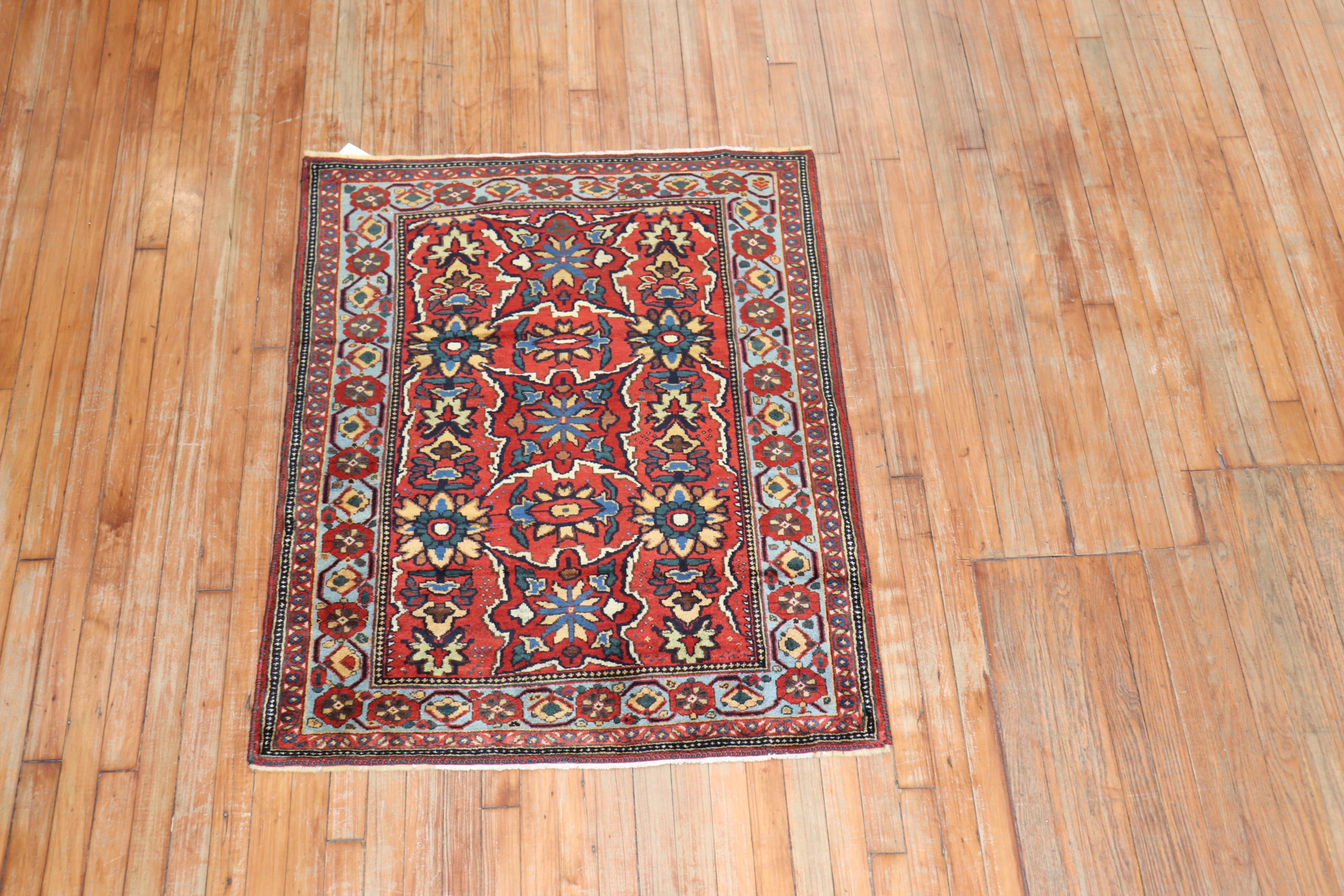 Stunning Tribal qashqai rug

Measures: 3'2'' x 4'1''

Weavers of highly desired Persian tribal rugs, the Qashqai people possess a history and culture rich in both struggle and inspiration. It is the combination of these two elements which give