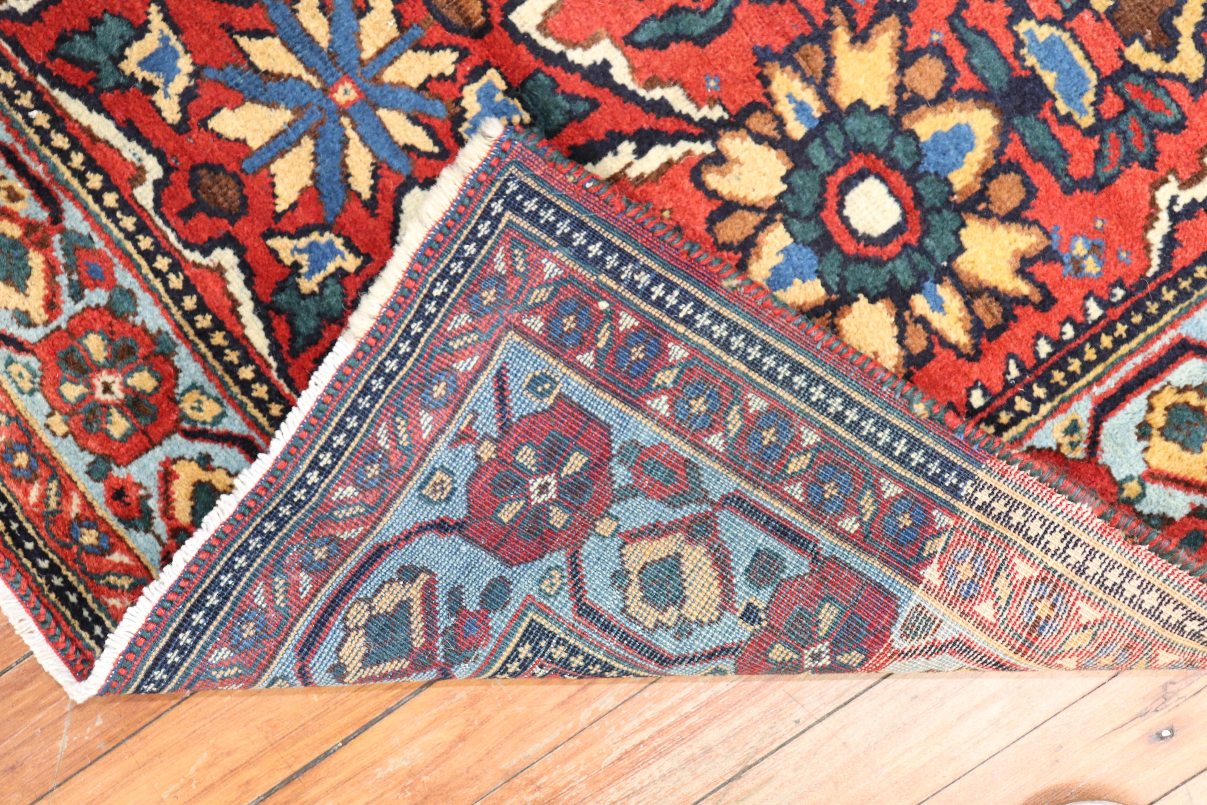 Persian Late 19th Century Qashqai Rug For Sale