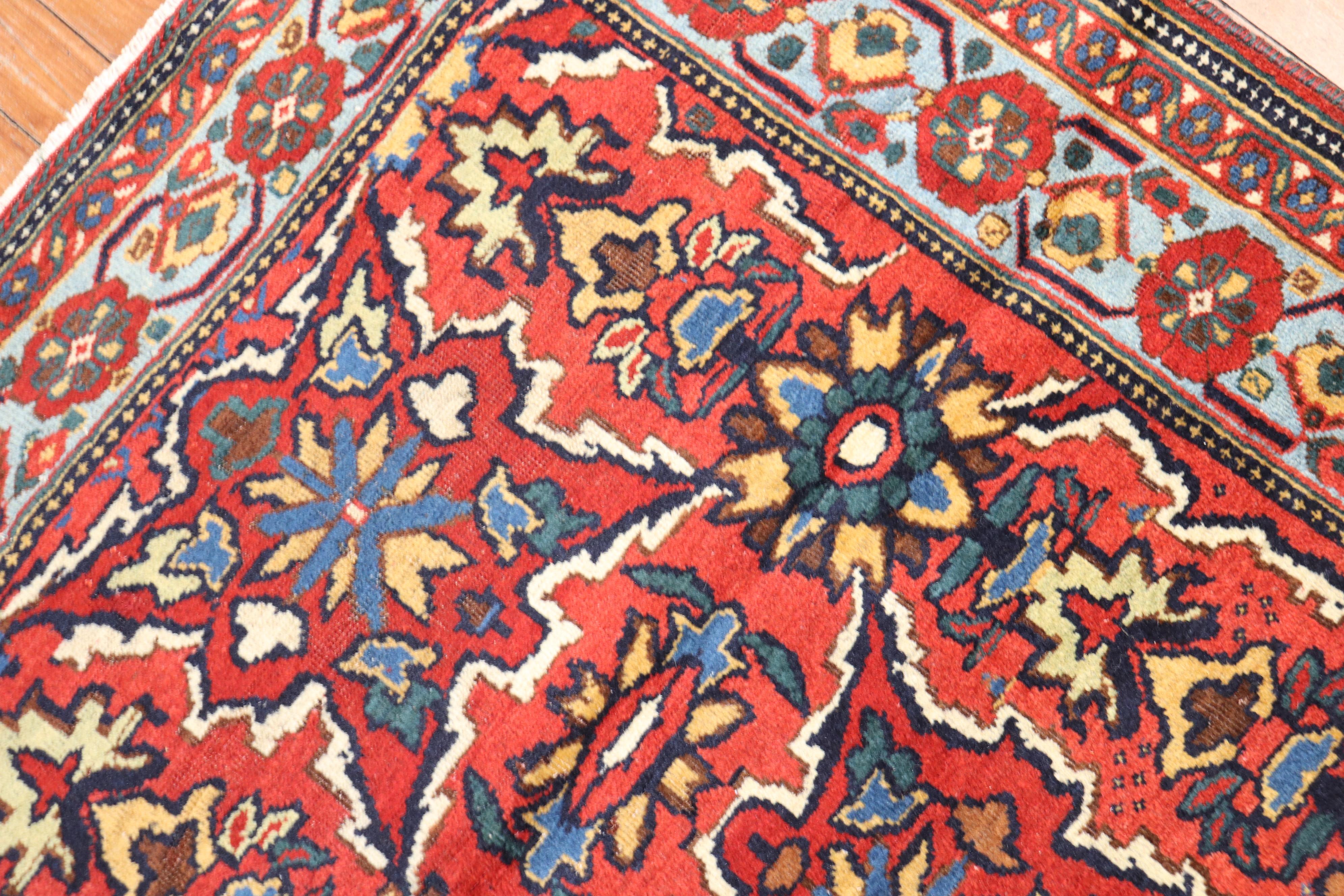 20th Century Late 19th Century Qashqai Rug For Sale
