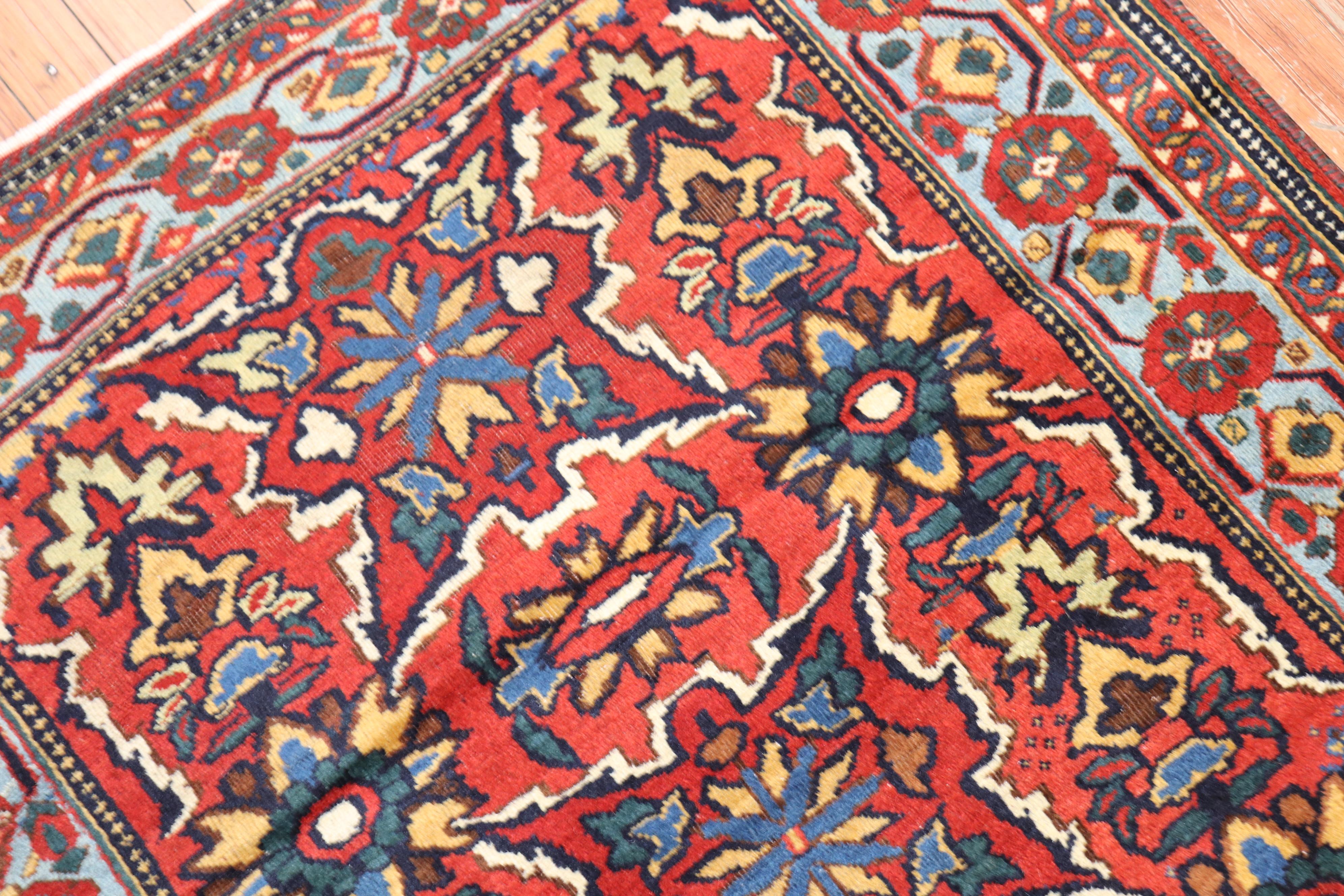 Late 19th Century Qashqai Rug For Sale 1