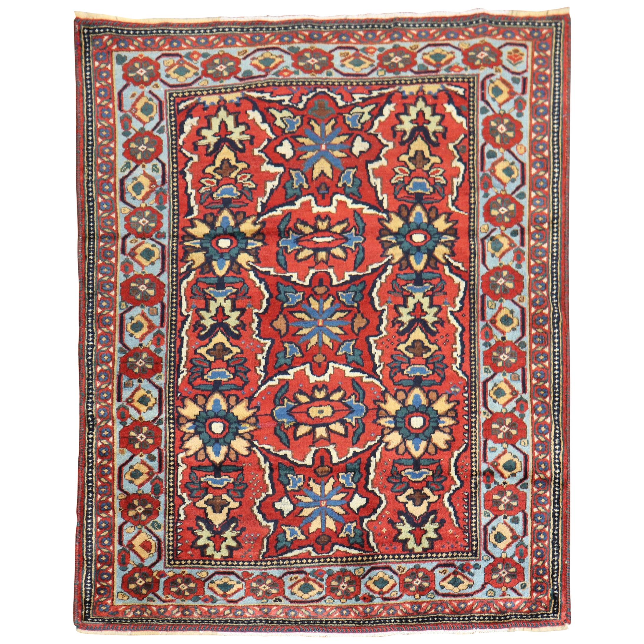 Late 19th Century Qashqai Rug For Sale