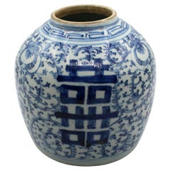 Late 19th Century Qing Dynasty Porcelain Ginger Jar