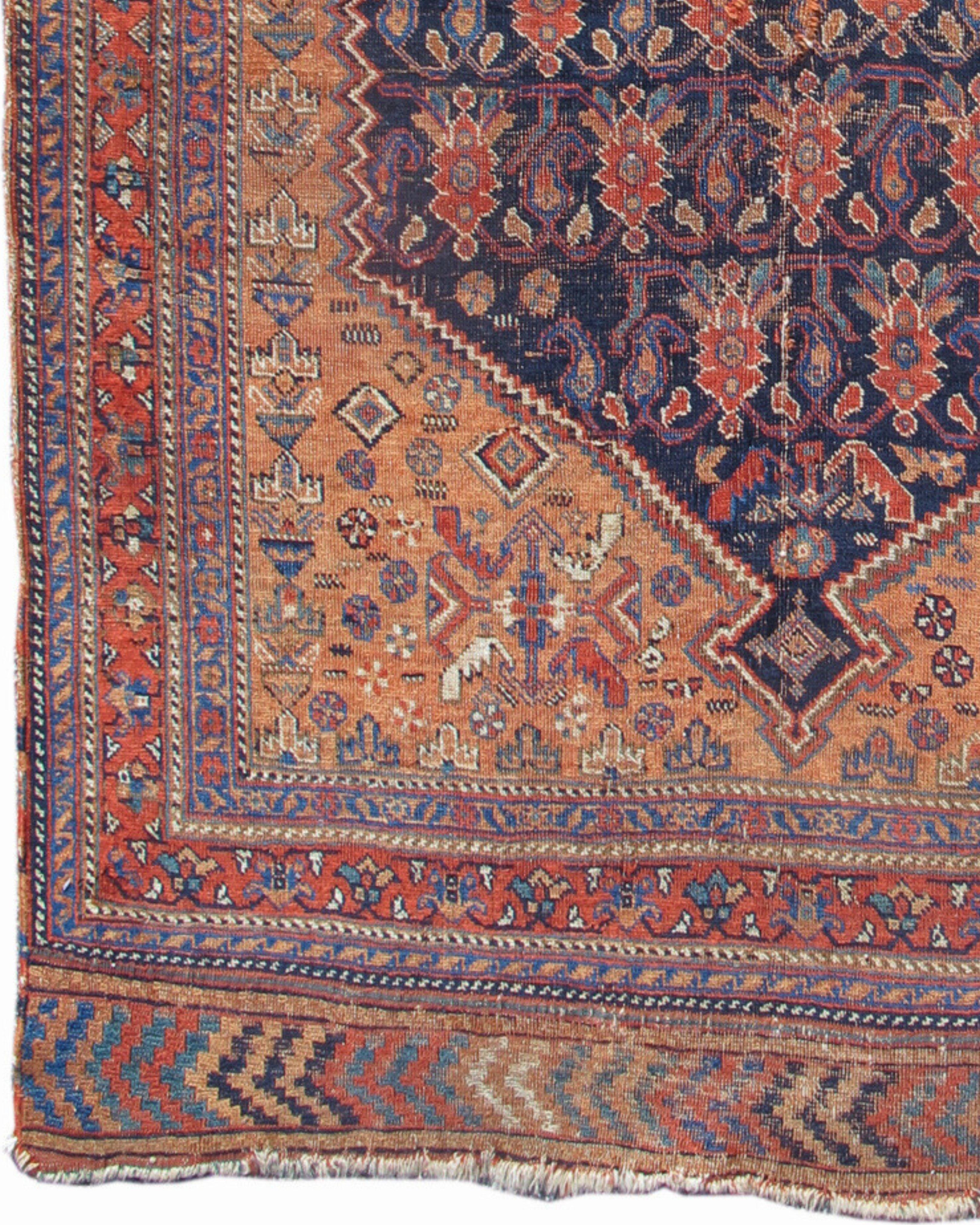 Antique Indian Afshar Rug, Late 19th Century In Good Condition For Sale In San Francisco, CA