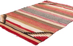 Late 19th Century Red Mesa-Inspired Textile with Southwest Modern Style