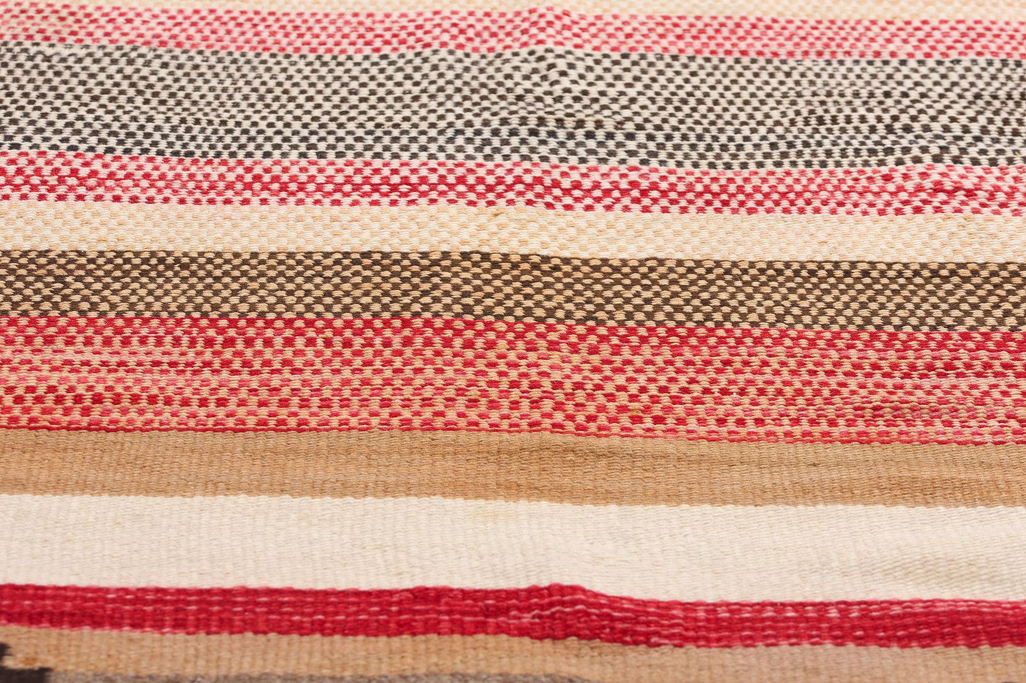 Tessuto a mano Tessile in stile Navajo della fine del 19° secolo, di colore rosso Mesa in vendita