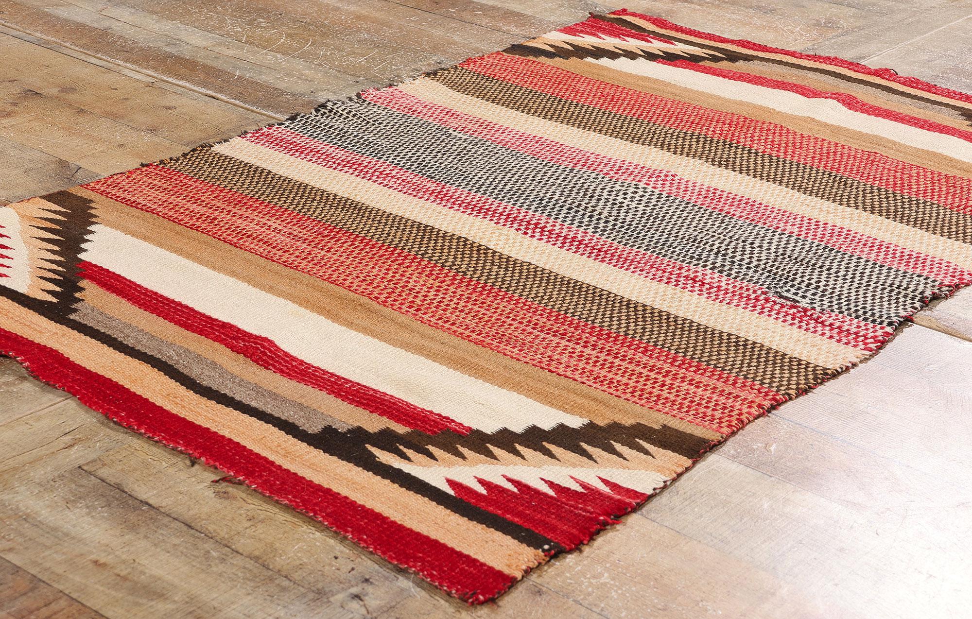 XIX secolo Tessile in stile Navajo della fine del 19° secolo, di colore rosso Mesa in vendita