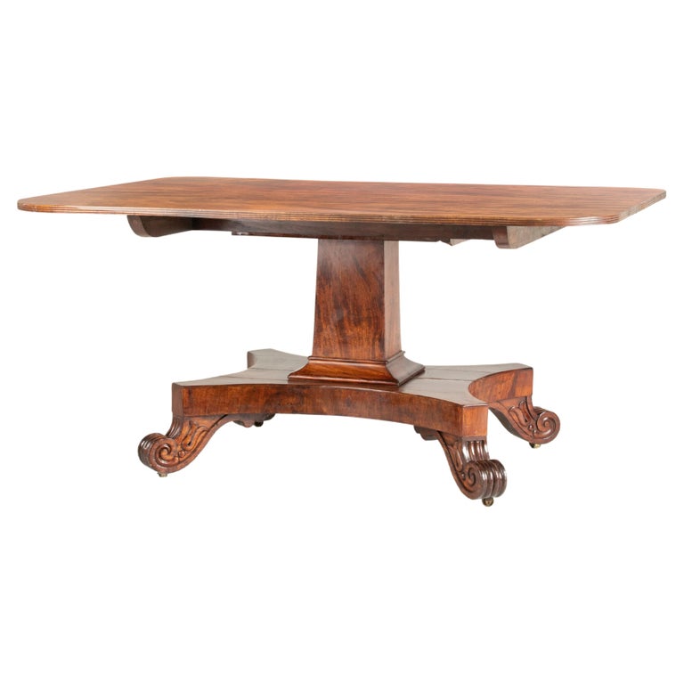 Late 19th Century Regency Mahogany Dining Table For Sale at 1stDibs