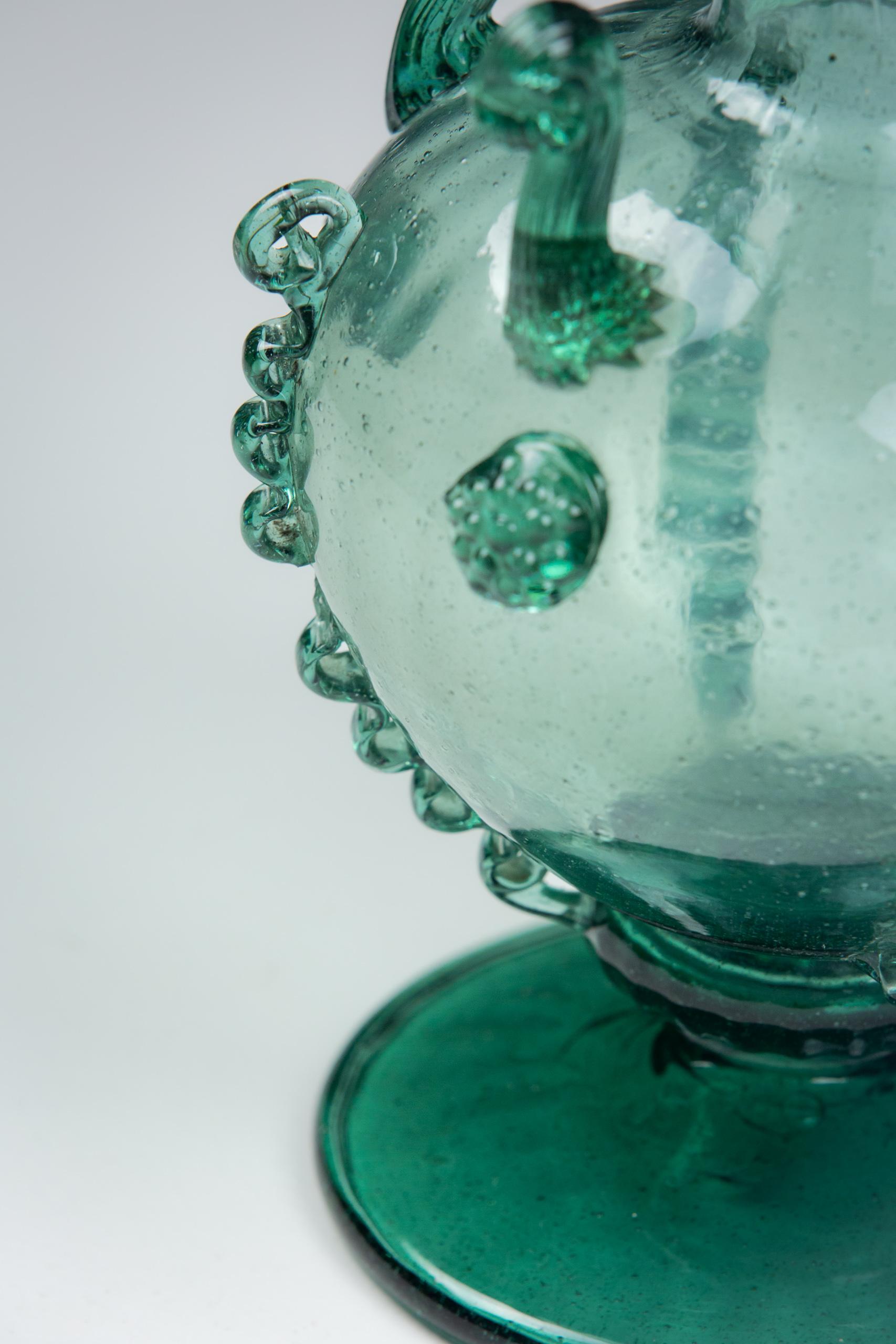 Late 19th Century Romanesque Glass Vase For Sale 1