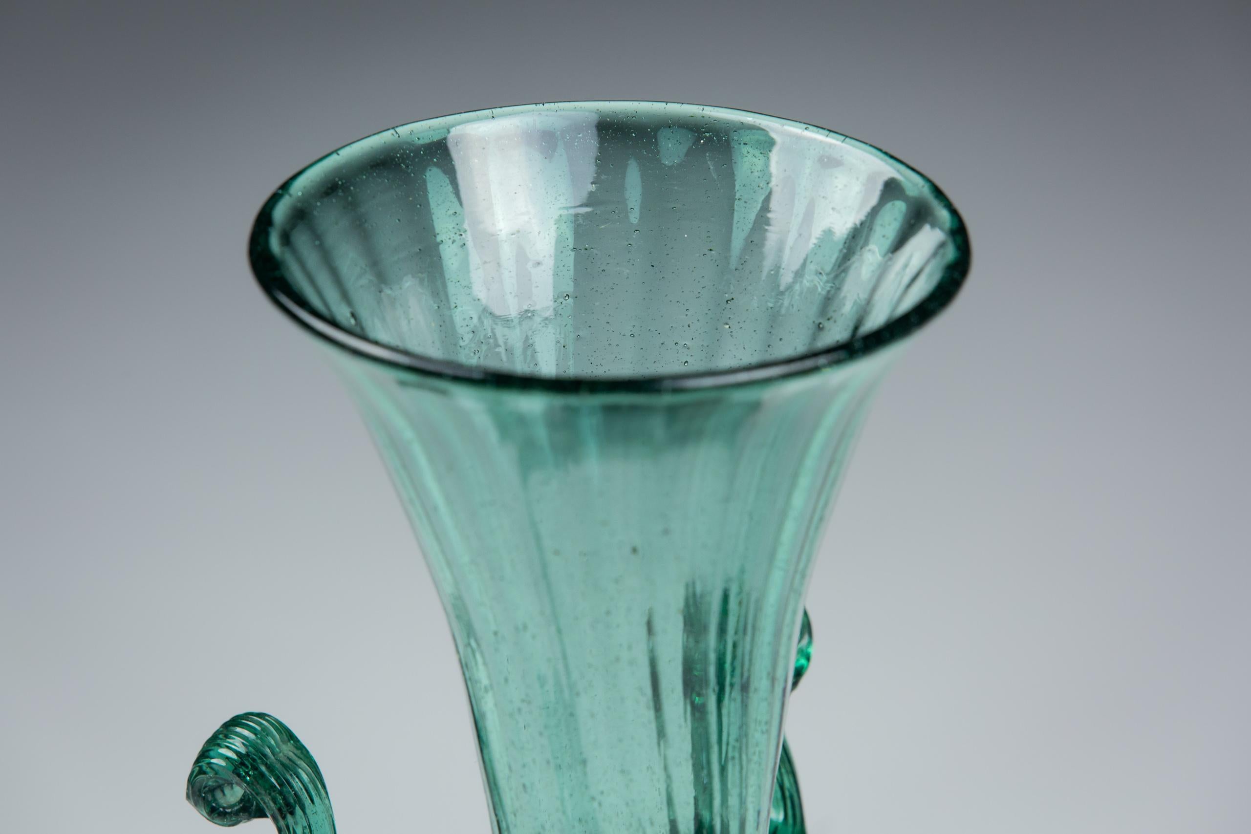 Late 19th Century Romanesque Glass Vase For Sale 3