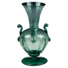 Antique Late 19th Century Romanesque Glass Vase