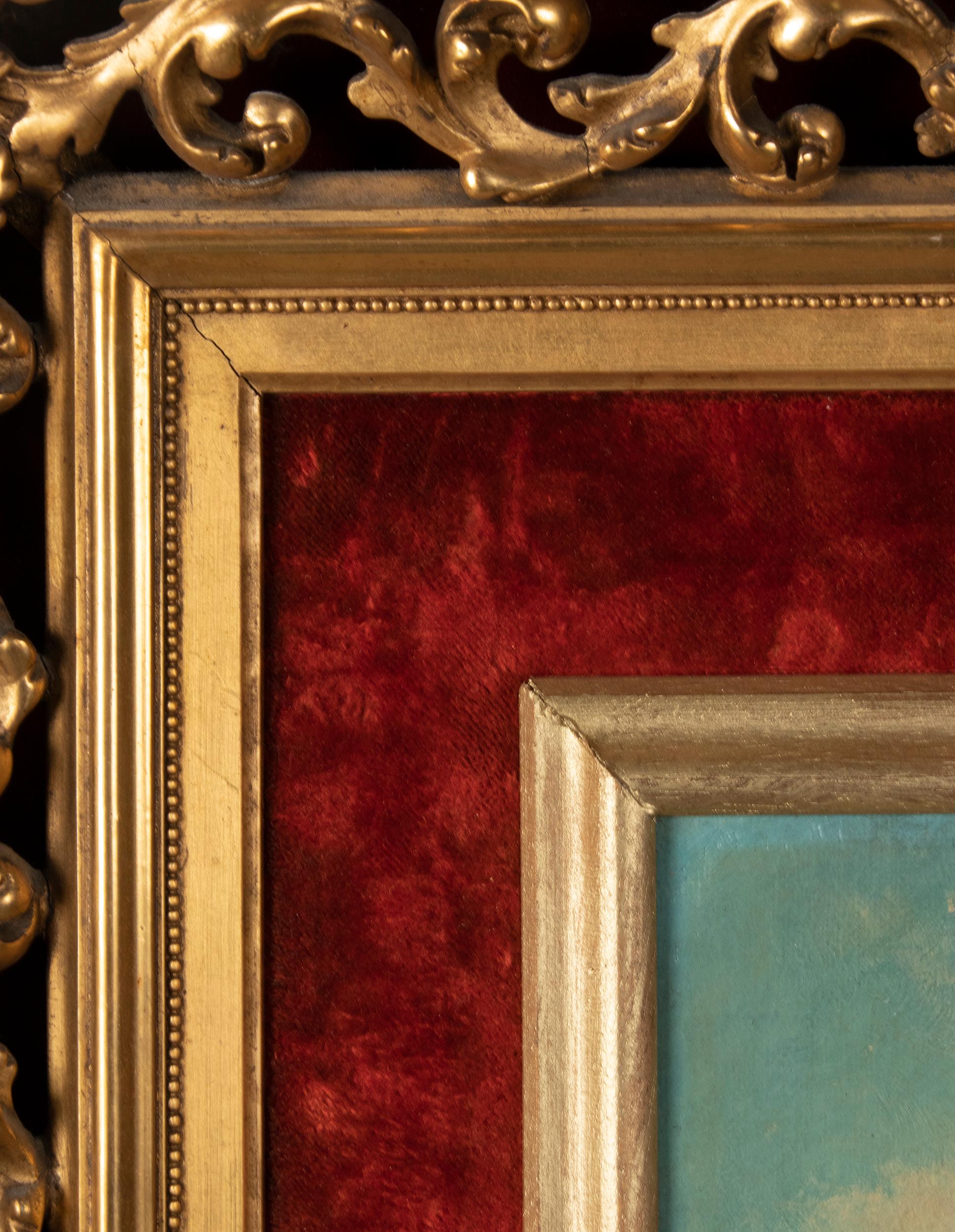 Pittura ad olio romantica della fine del XIX secolo, dopo Eduardo Garrido in vendita 4
