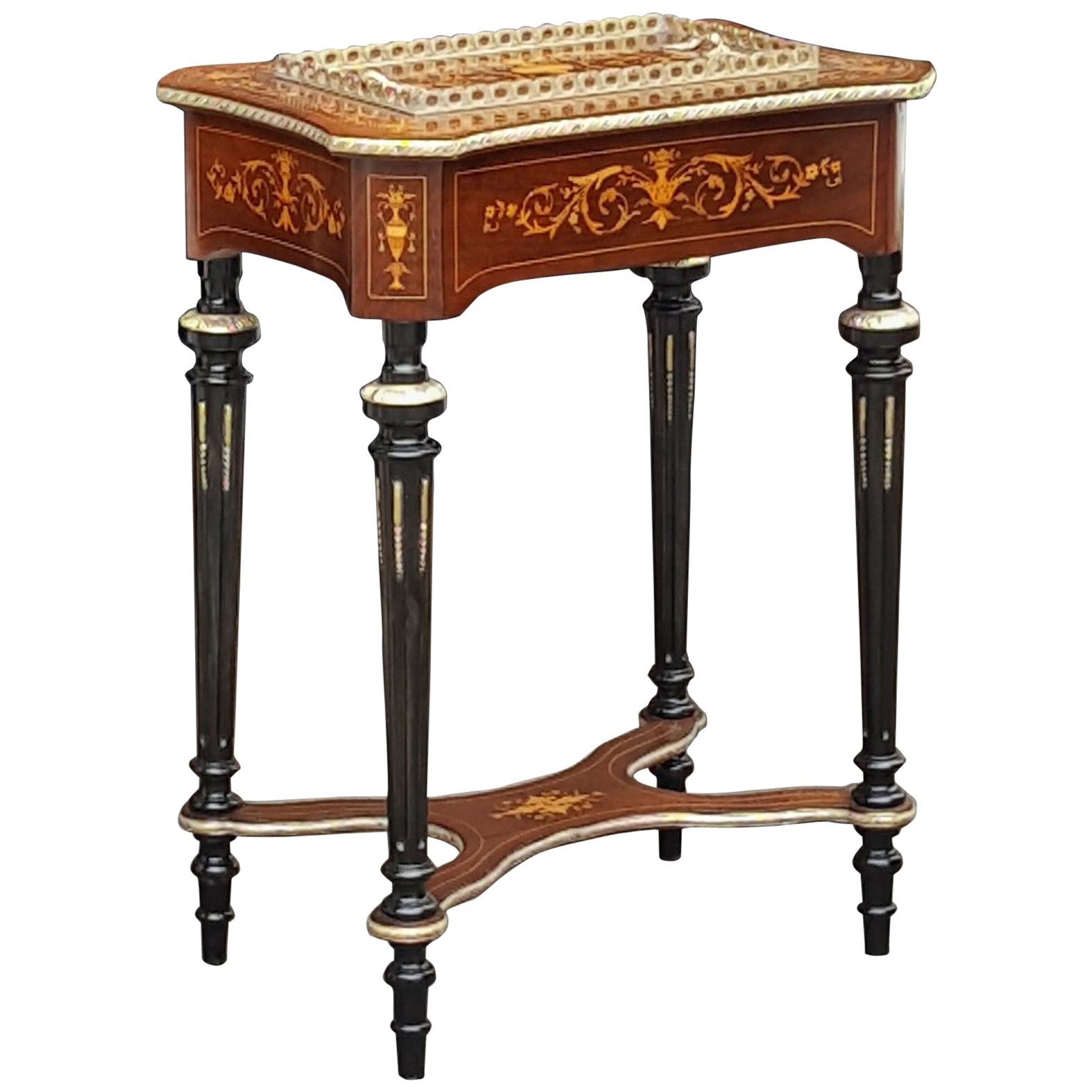 Late 19th Century Rosewood Jardinière For Sale