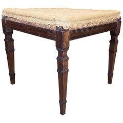 Late 19th Century Rosewood Stool by John Reid & Sons of Leeds