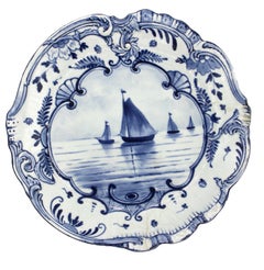 Late 19th Century Royal Bonn "Delft" plates, Germany