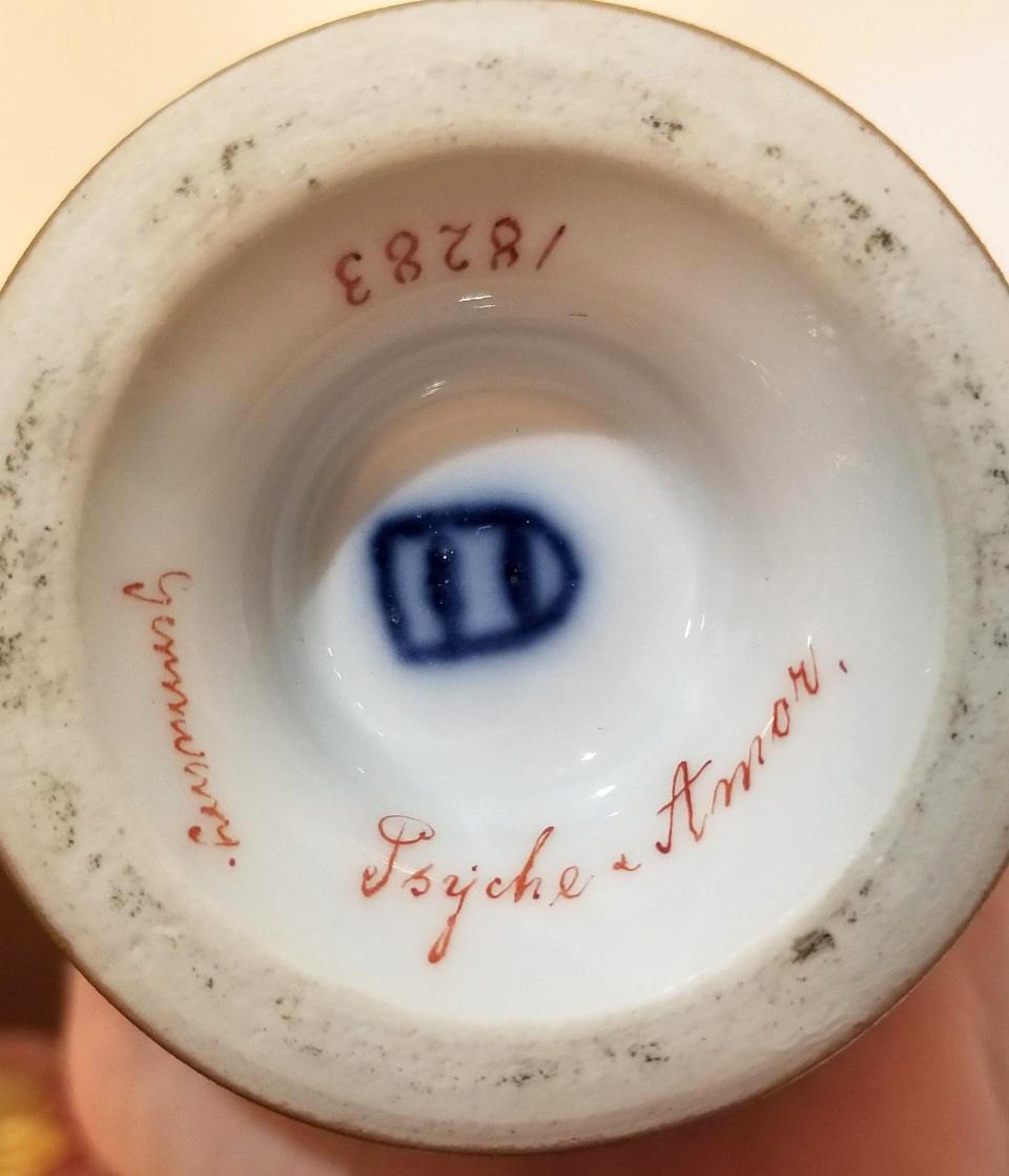 Fin du 19e siècle Sucre et crémier royal de Vienne sur soucoupes 6