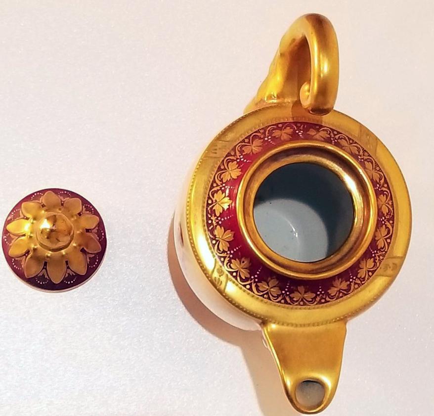 Fin du 19e siècle Sucre et crémier royal de Vienne sur soucoupes 2