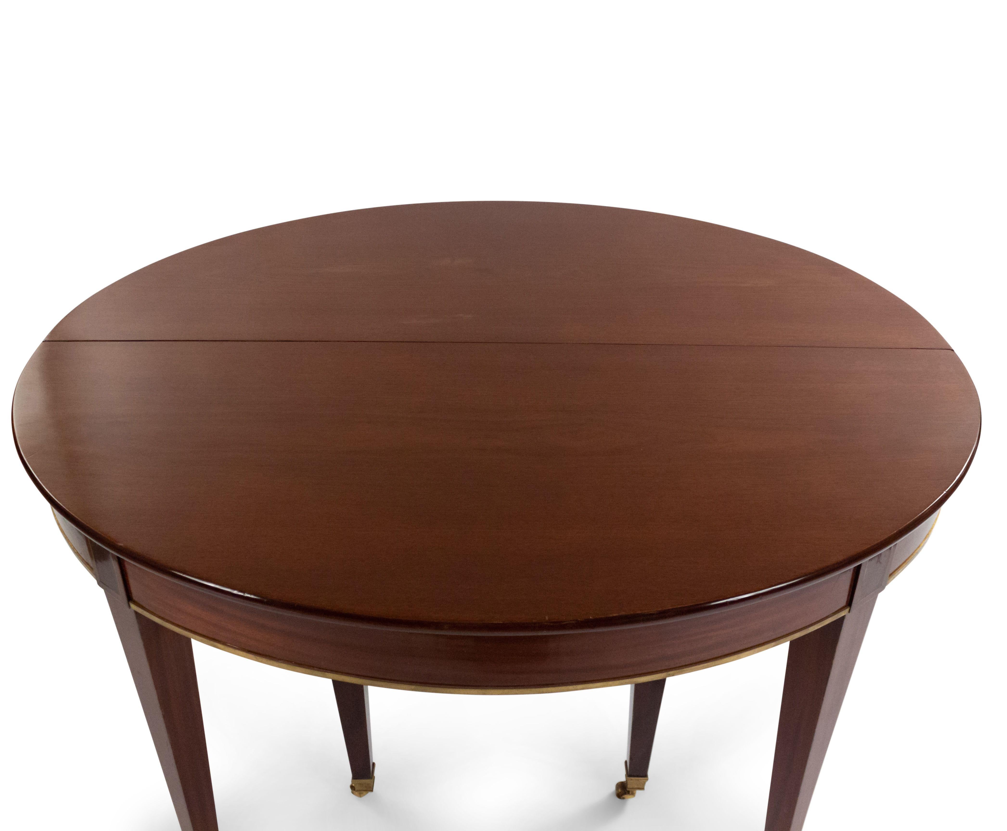 Neoclassical Russian Neoclassic Style Mahogany Dining Table For Sale