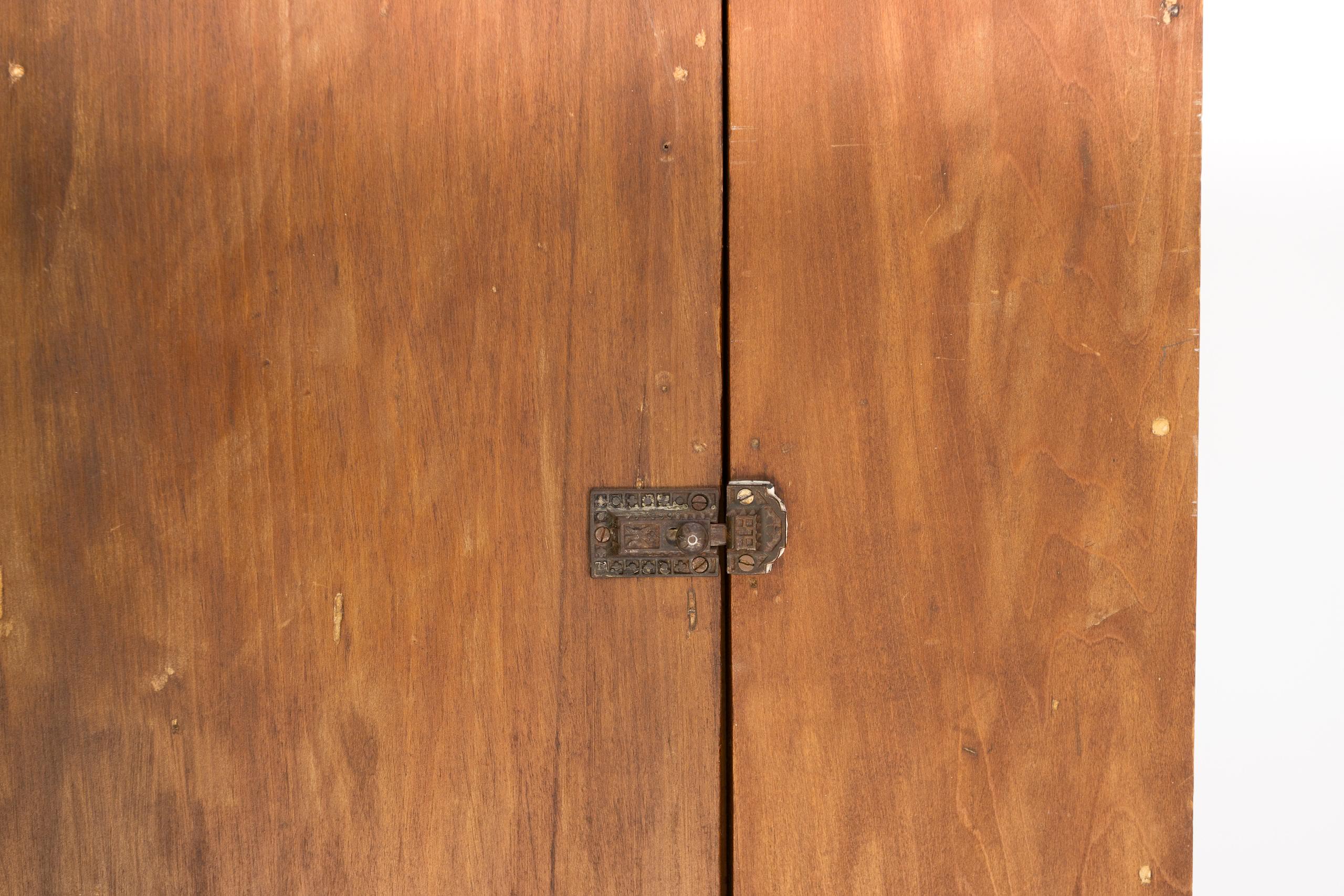 American Craftsman Late 19th Century Rustic American Pine Cabinet For Sale