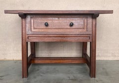 Fin 19ème siècle Rustique Artisanale Mountain Artisans Table d'appoint Table d'appoint