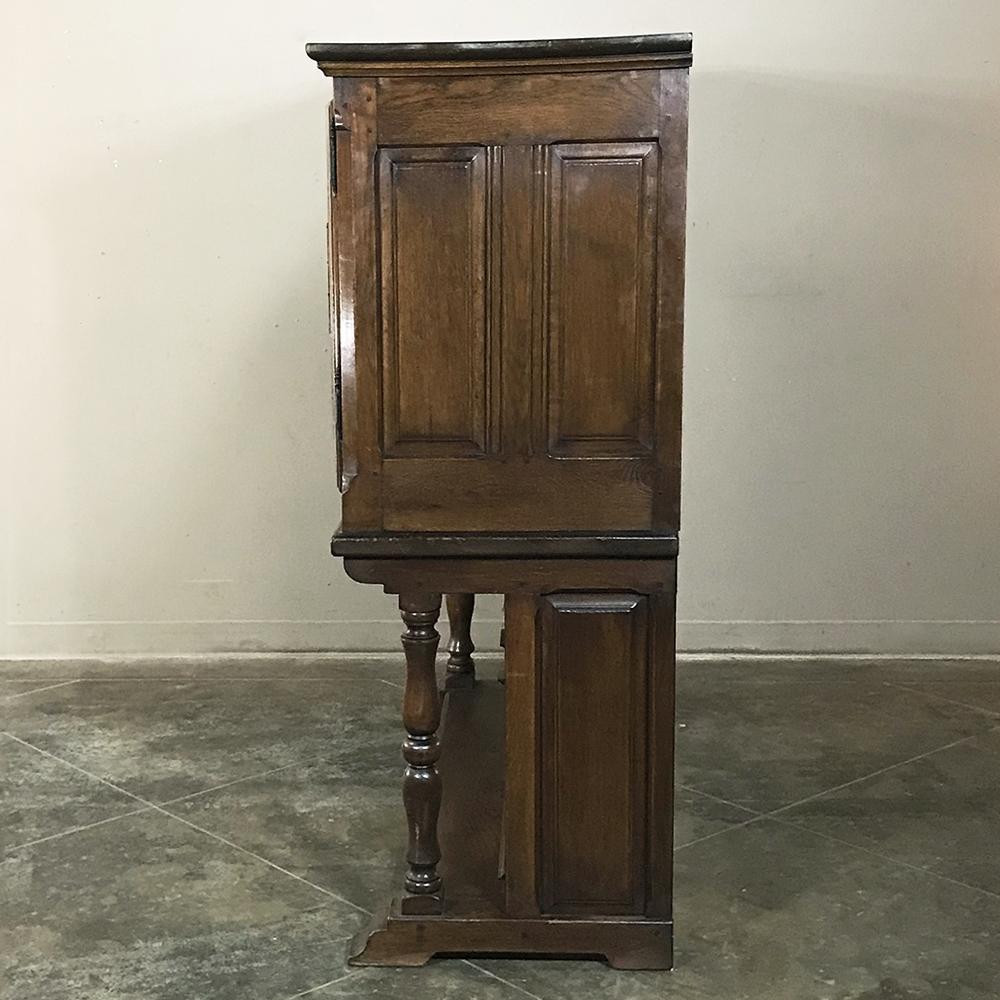 Late 19th Century Rustic Country French Raised Cabinet For Sale 1