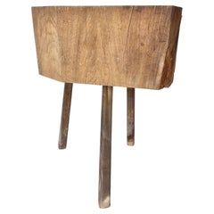 Late 19th Century Rustic French Butcher Table