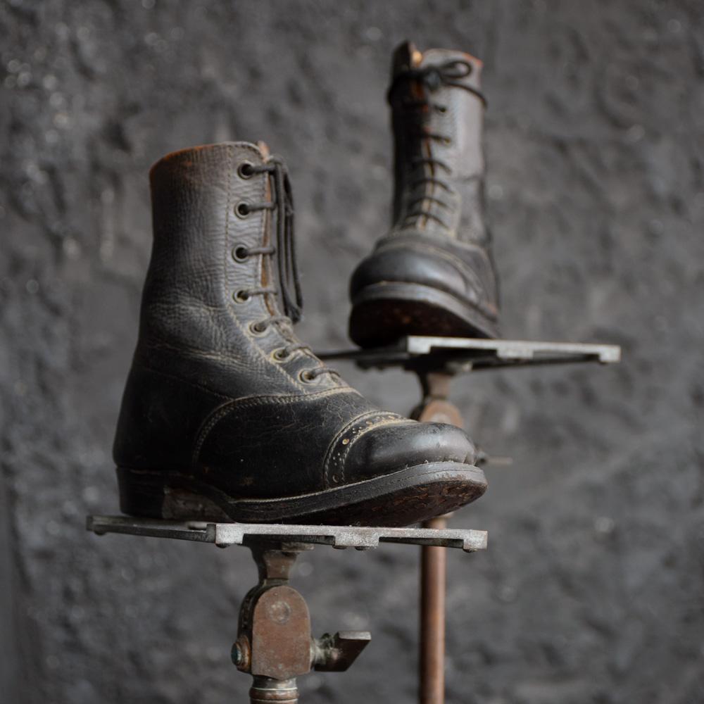 Late 19th Century Salesman’s Sample Handmade Leather Boots 7