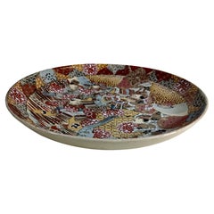 Late 19th Century Satsuma Bowl with the Five Warriors