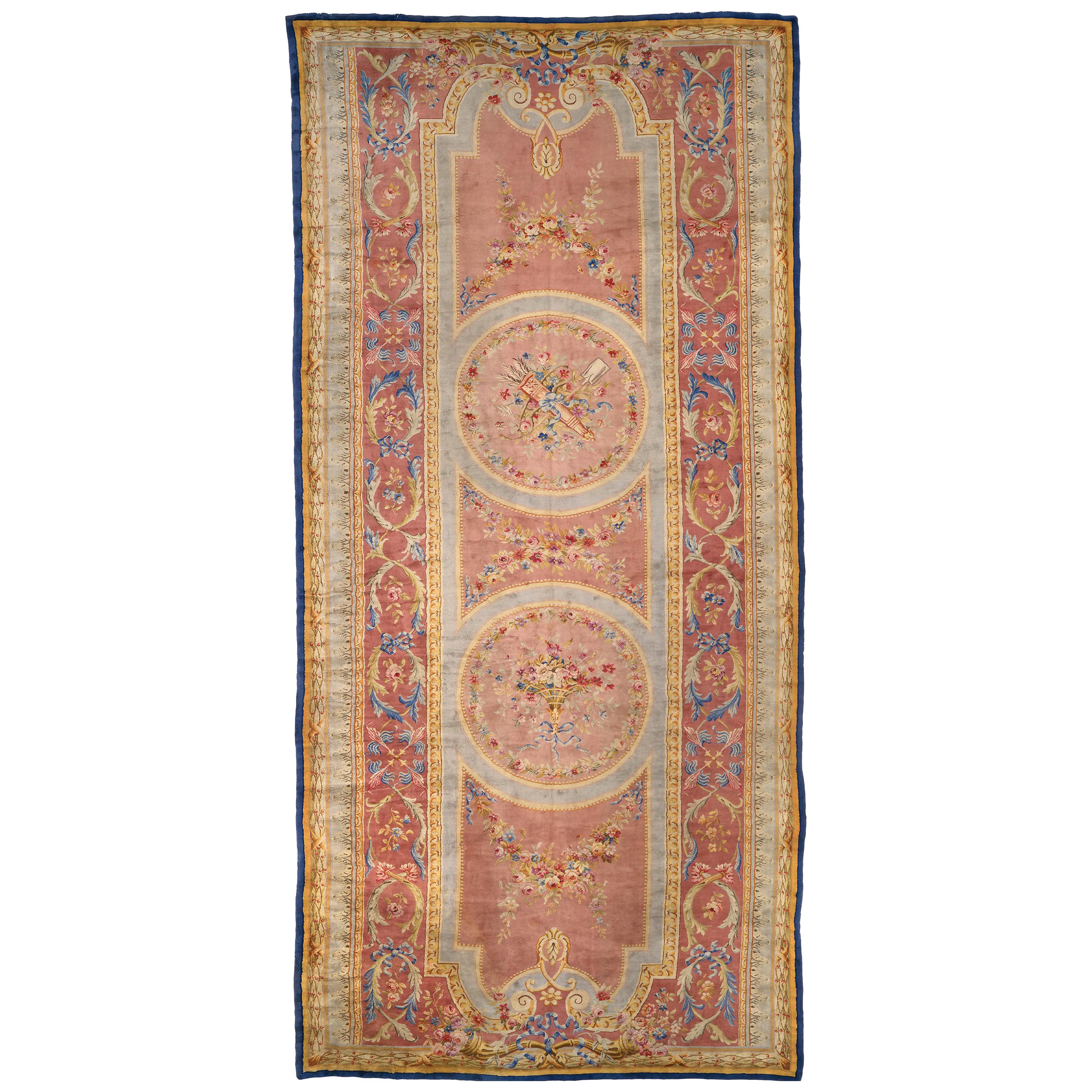 Late 19th Century Savonnerie Rug For Sale