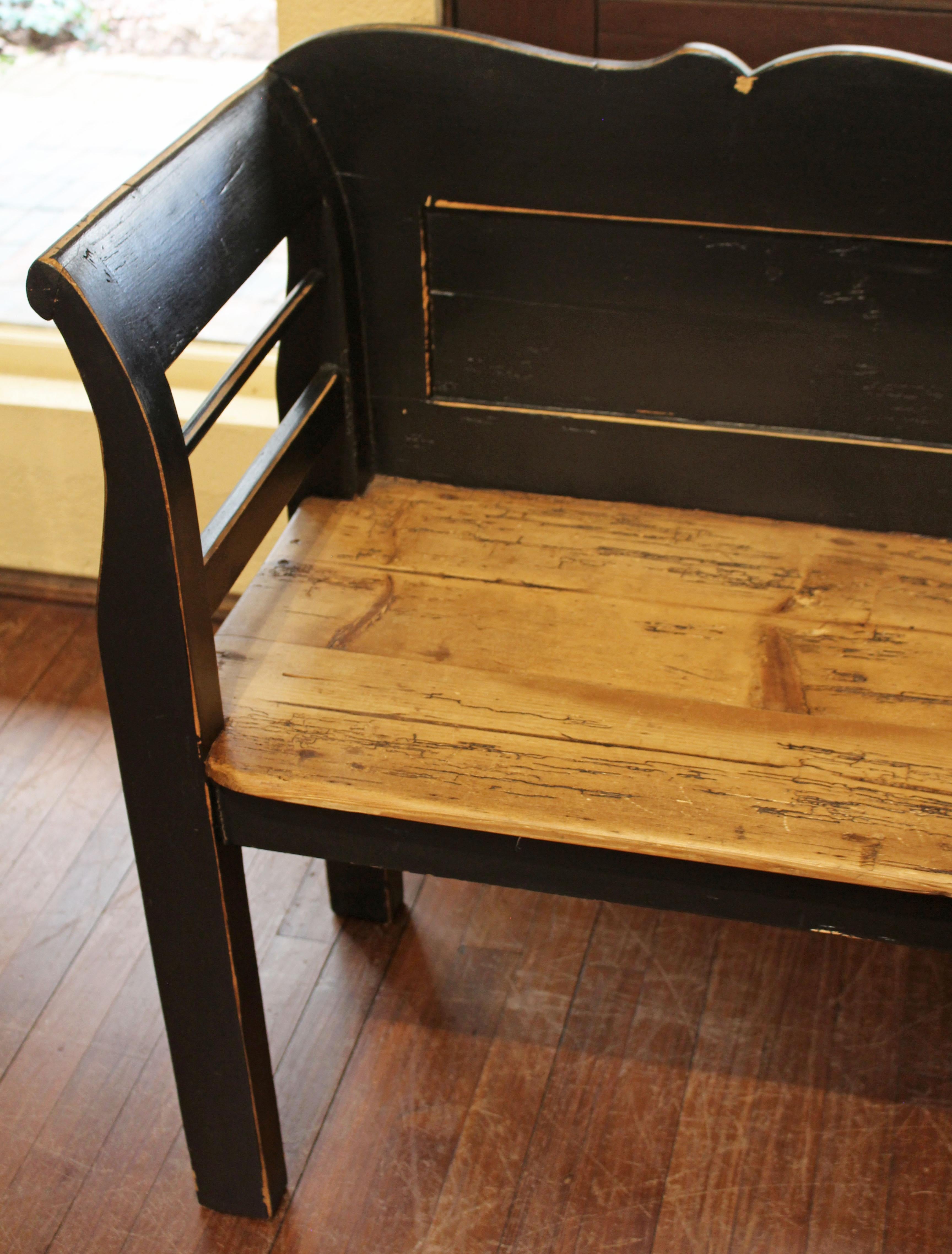 Late 19th Century Scandinavian Bench 2